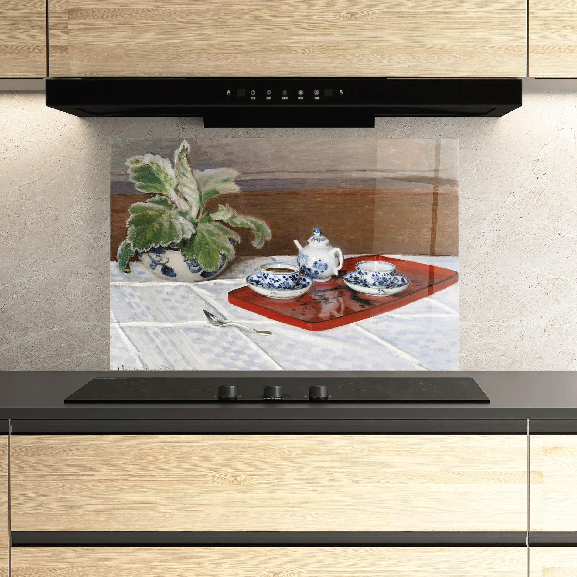 Panou Sticla Bucatarie Tea Service mockup 3