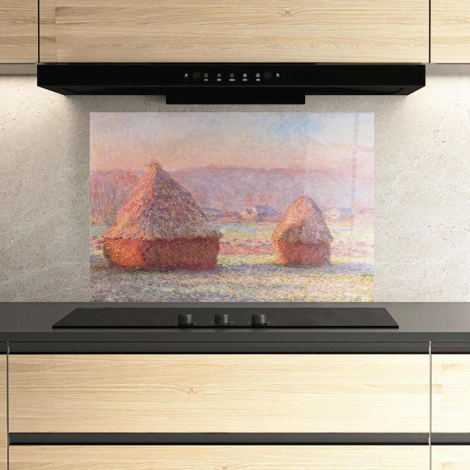 Panou Sticla Bucatarie White Frost mockup 3