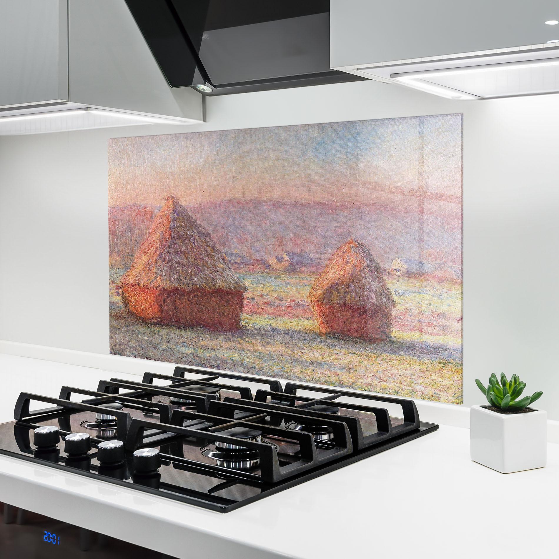 Panou Sticla Bucatarie White Frost mockup 6