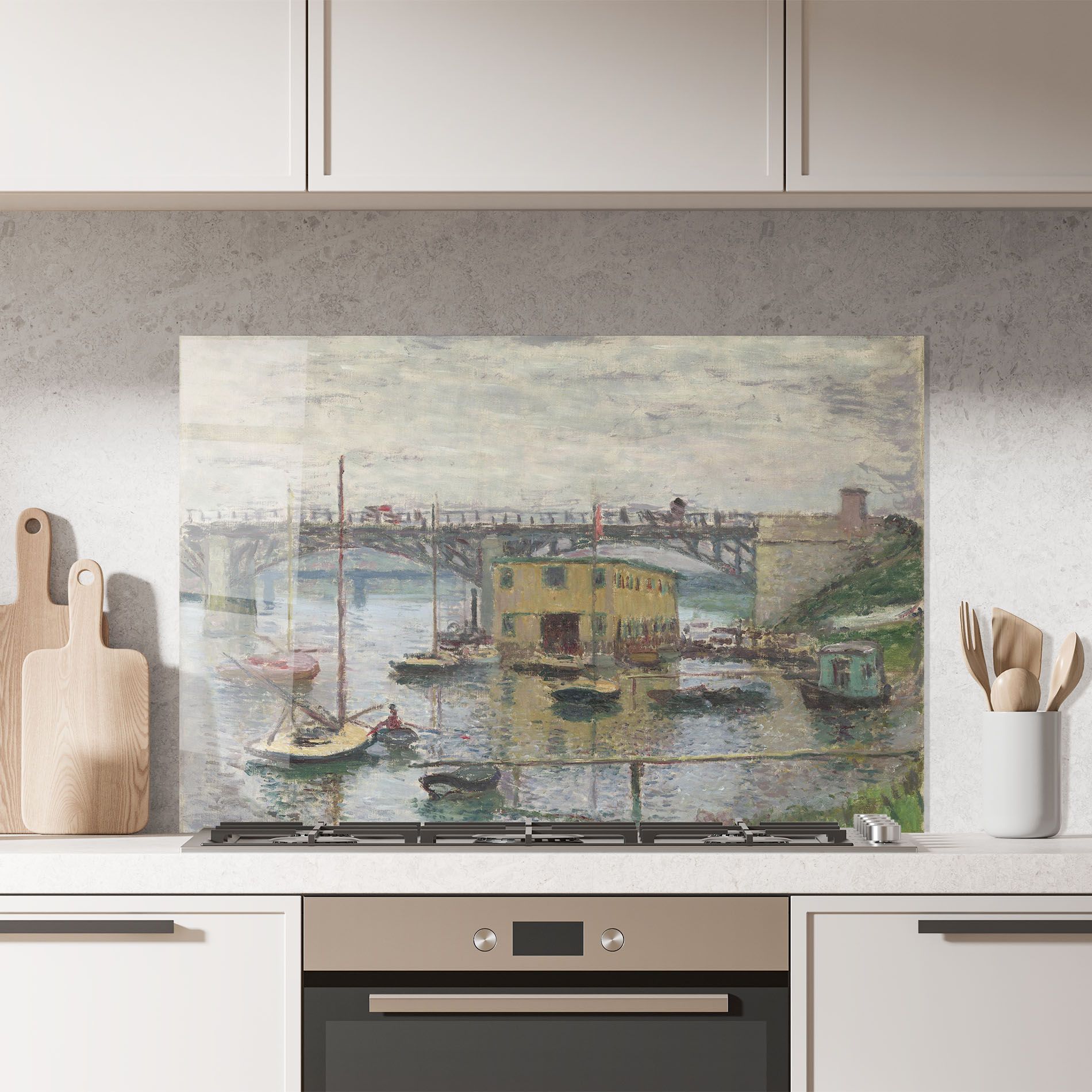 Bridge At Argenteuil Monet mockup 7