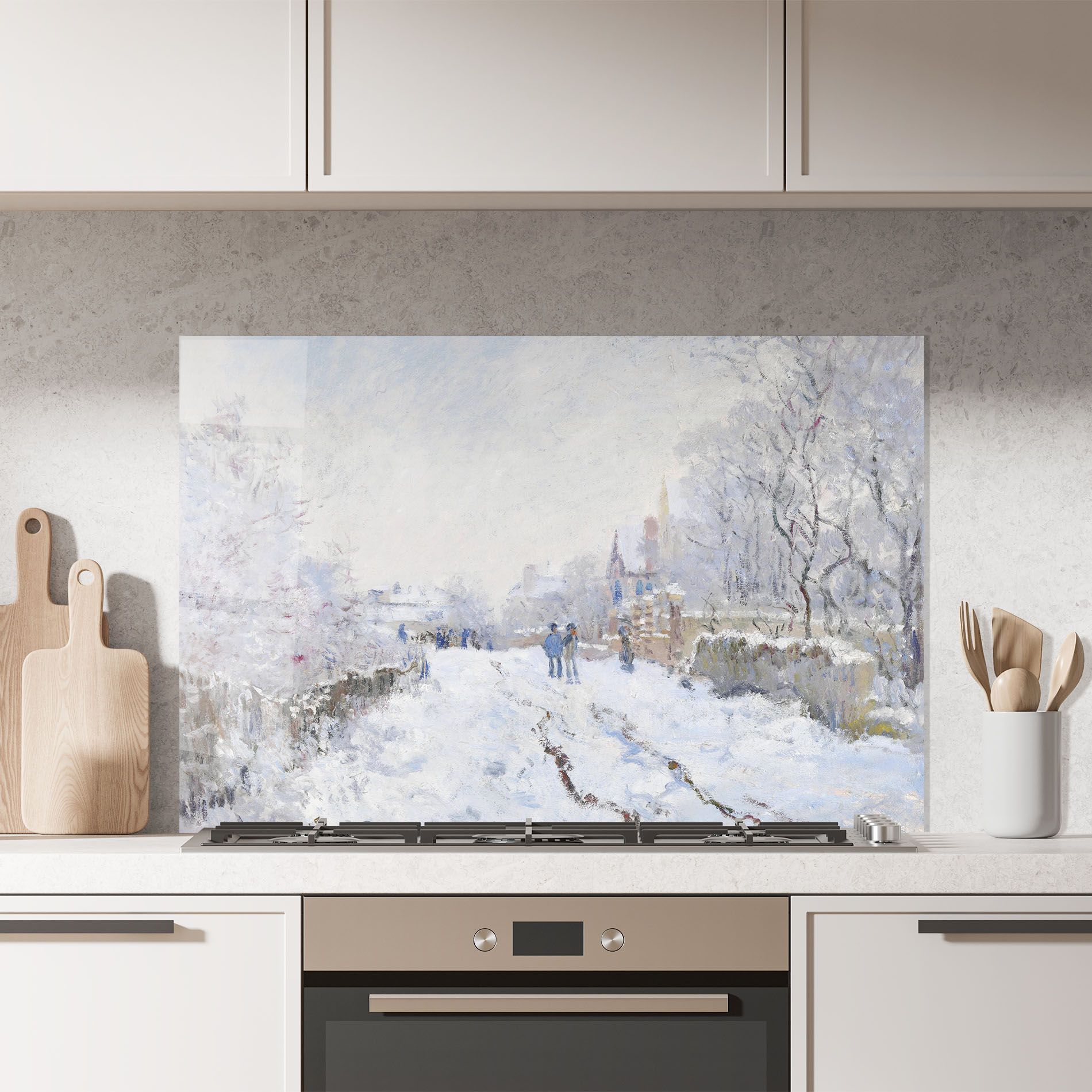 Snow At Argenteuil mockup 7