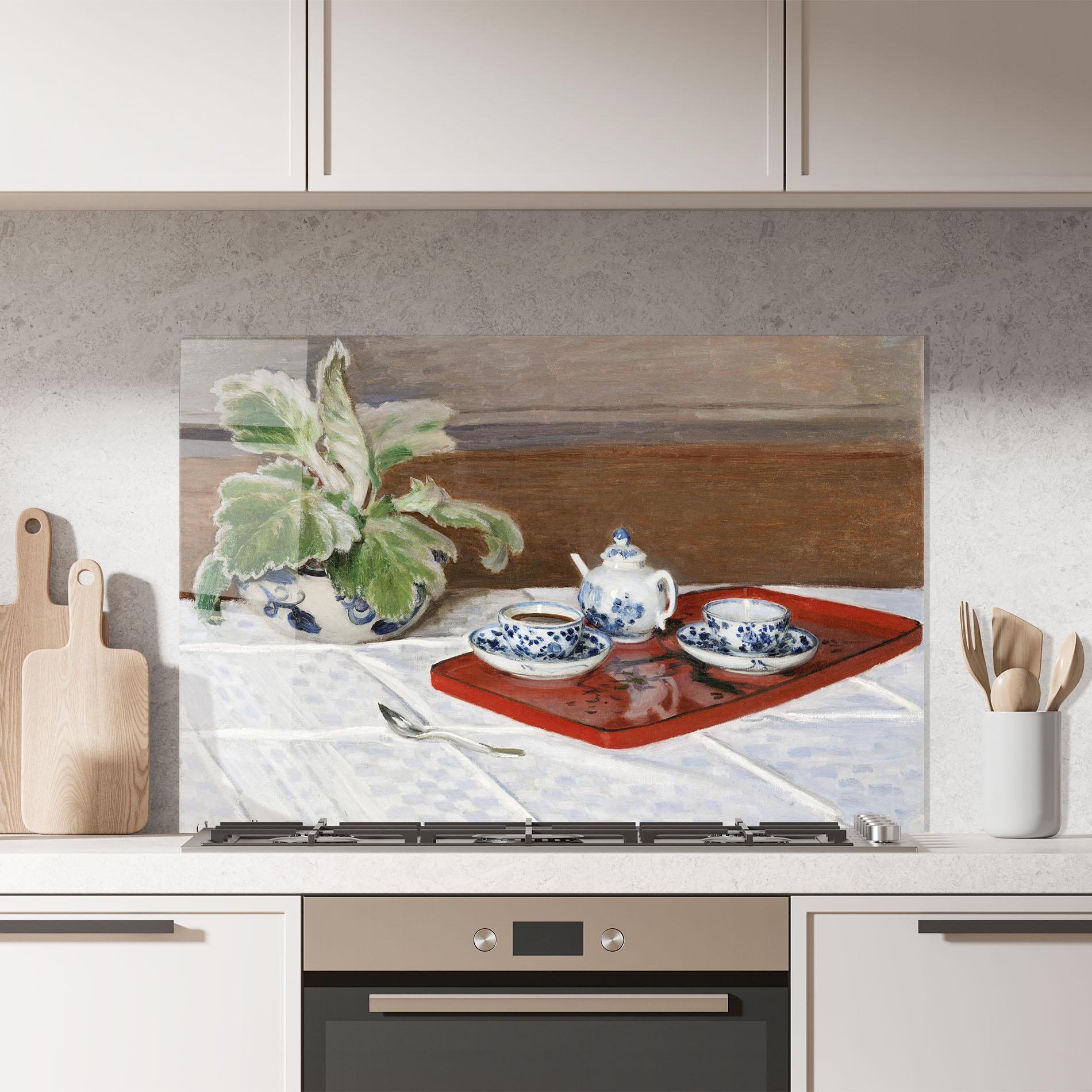 Panou Sticla Bucatarie Tea Service mockup 7
