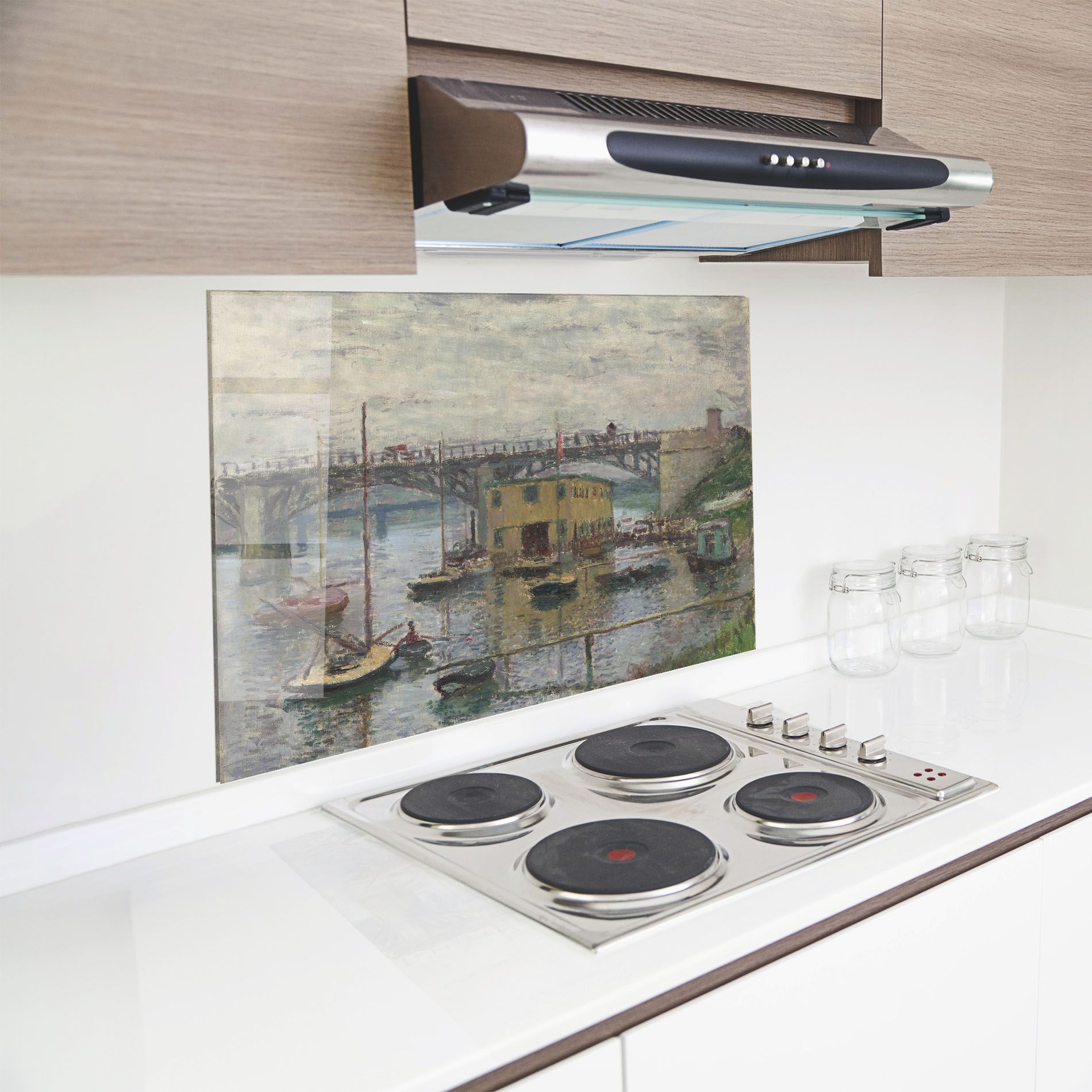 Bridge At Argenteuil Monet mockup 8