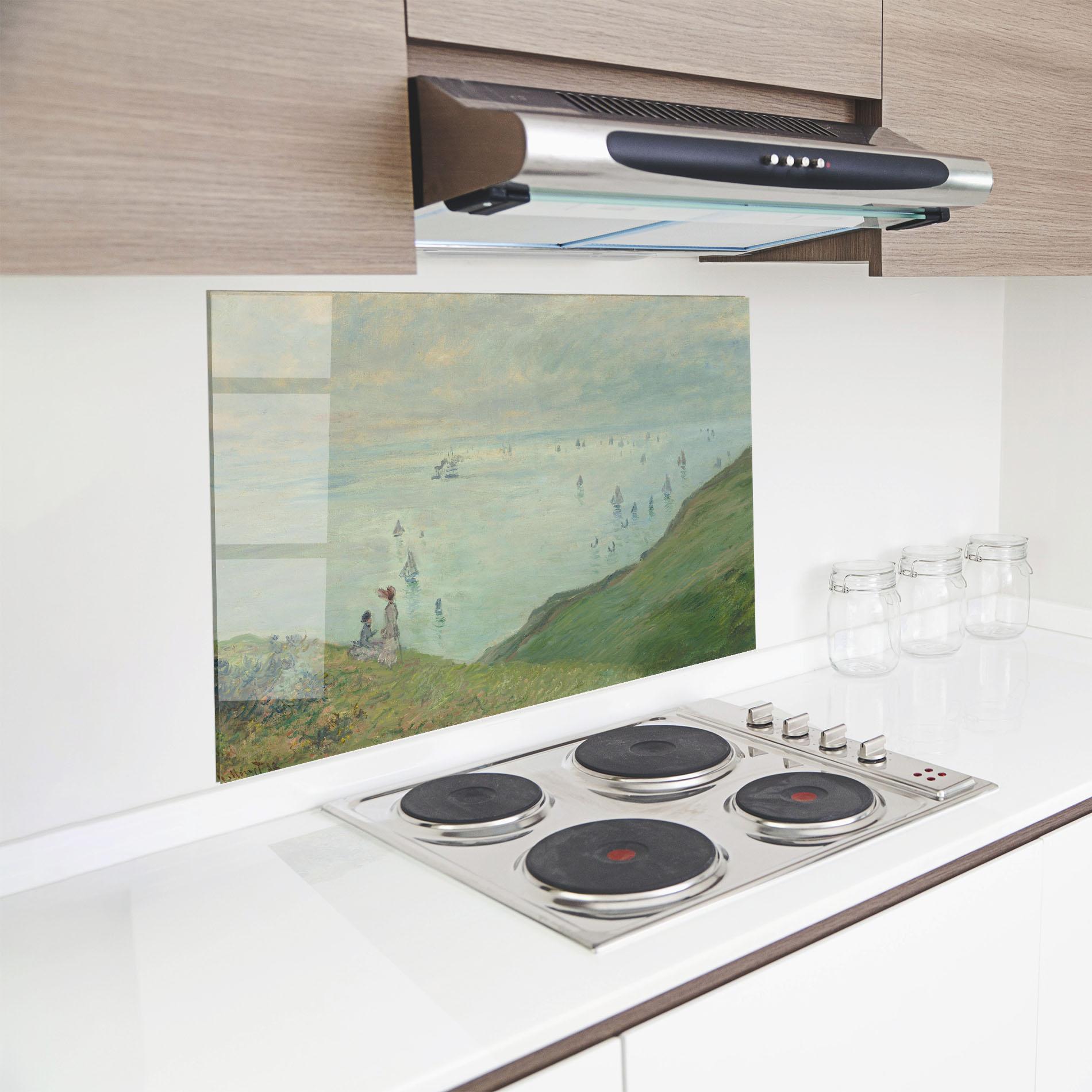 Panou Sticla Bucatarie Cliffs At Pourville mockup 8