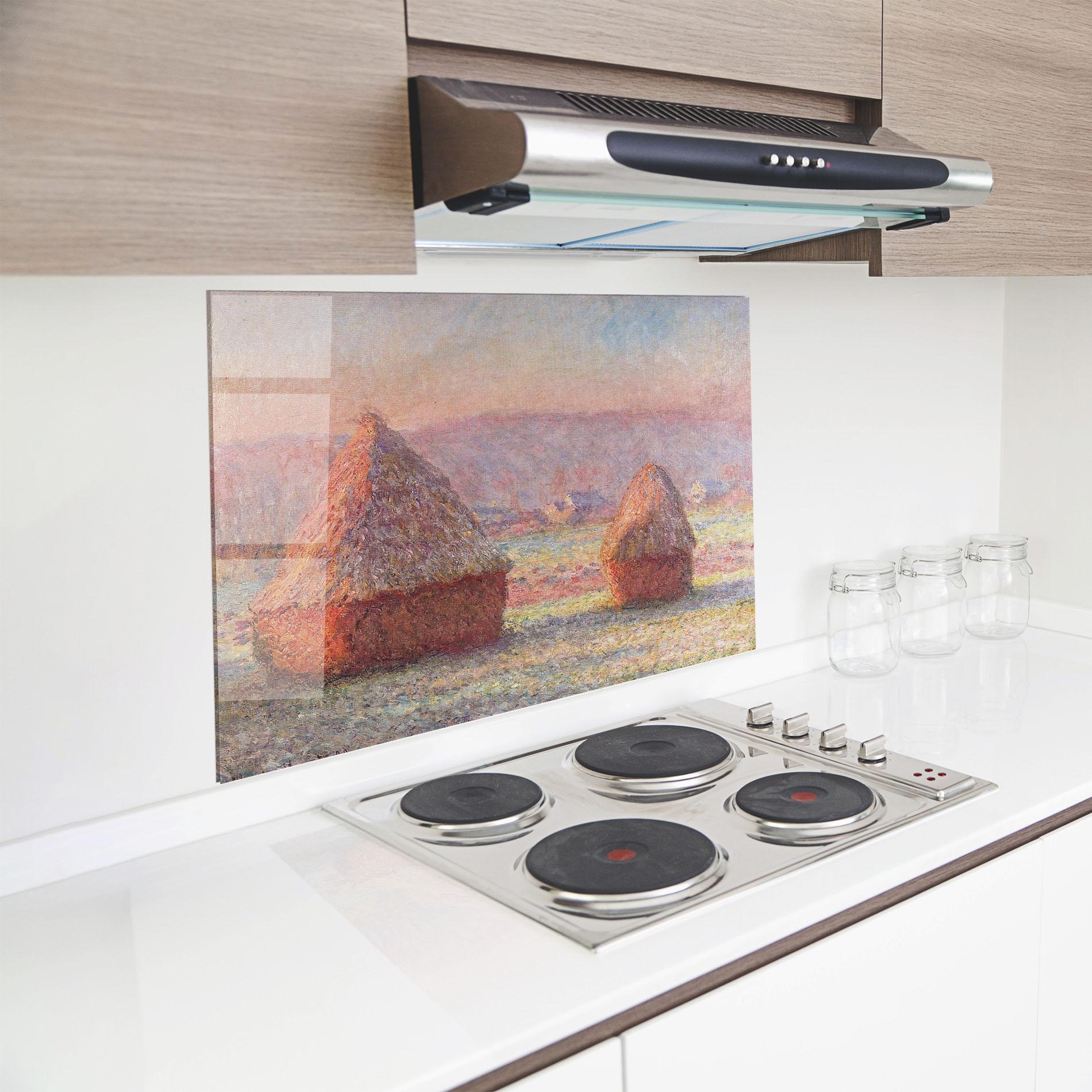 Panou Sticla Bucatarie White Frost mockup 8