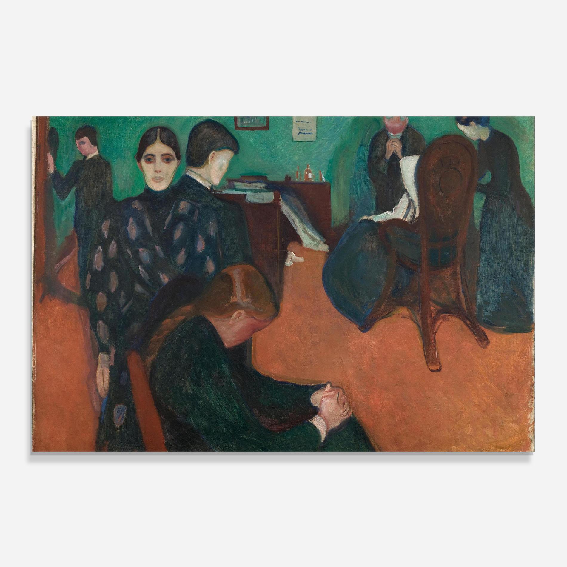 Panou Sticla Bucatarie Death In Sickroom mockup 0