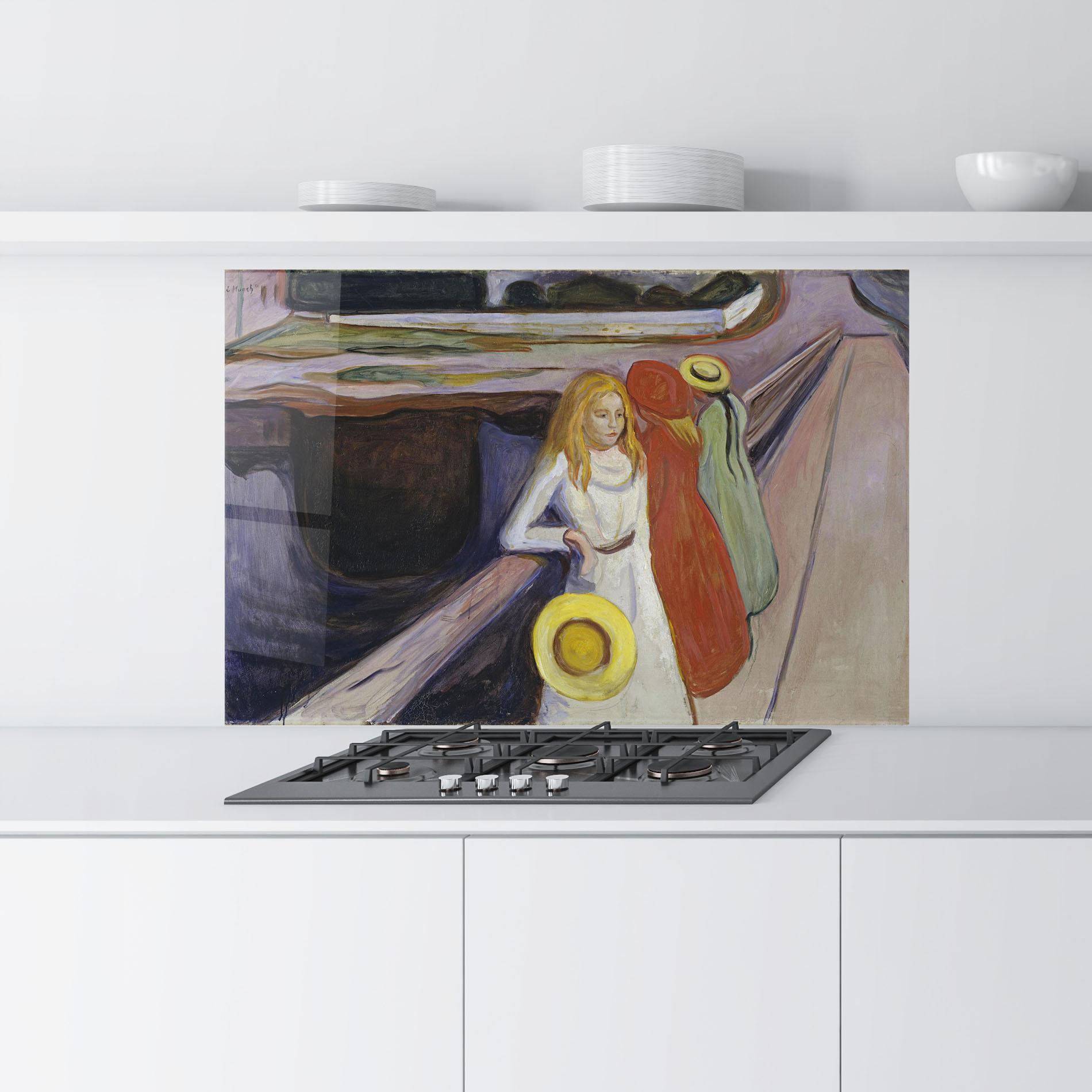 Panou Sticla Bucatarie Bridge Girls mockup 9