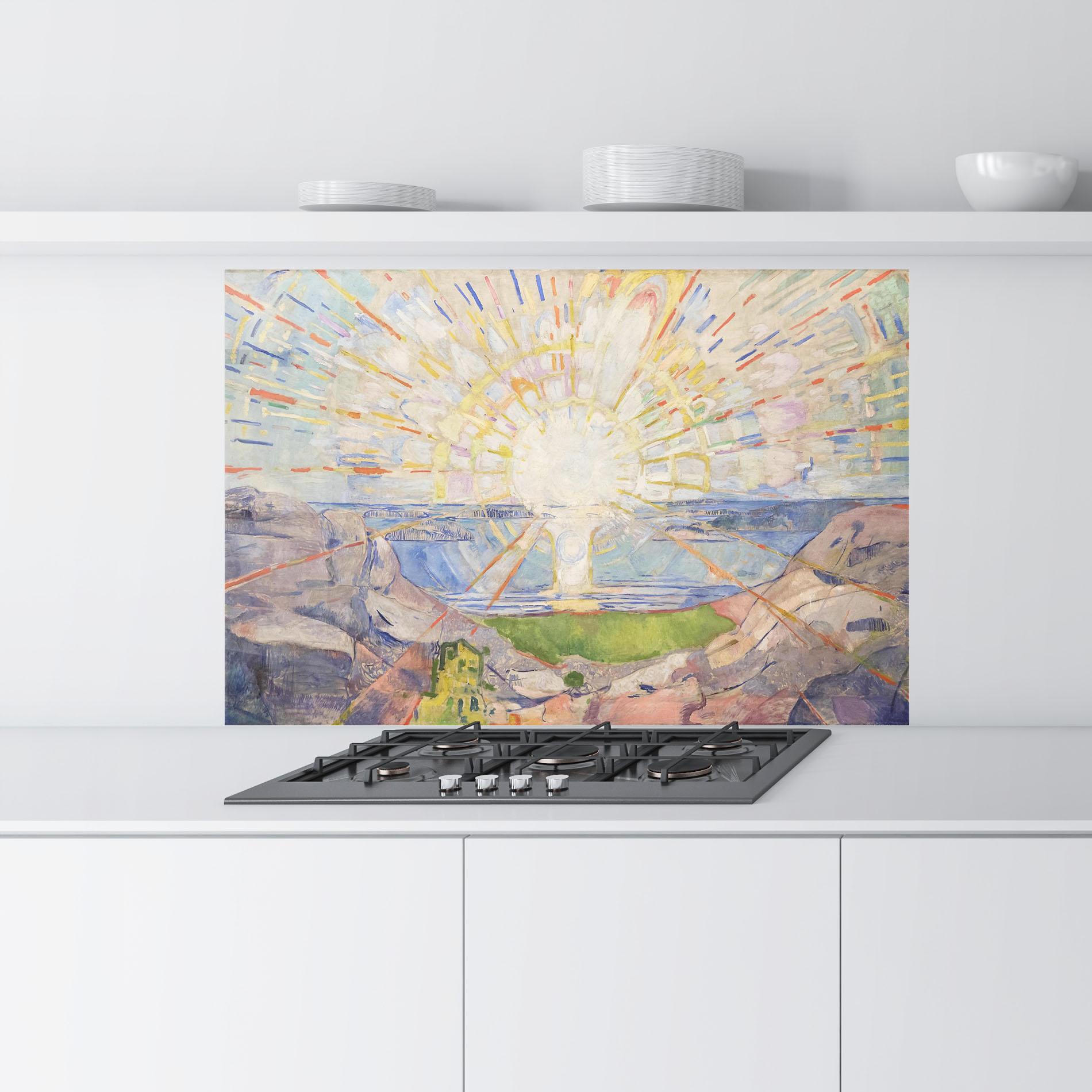 Panou Sticla Bucatarie The Sun mockup 9