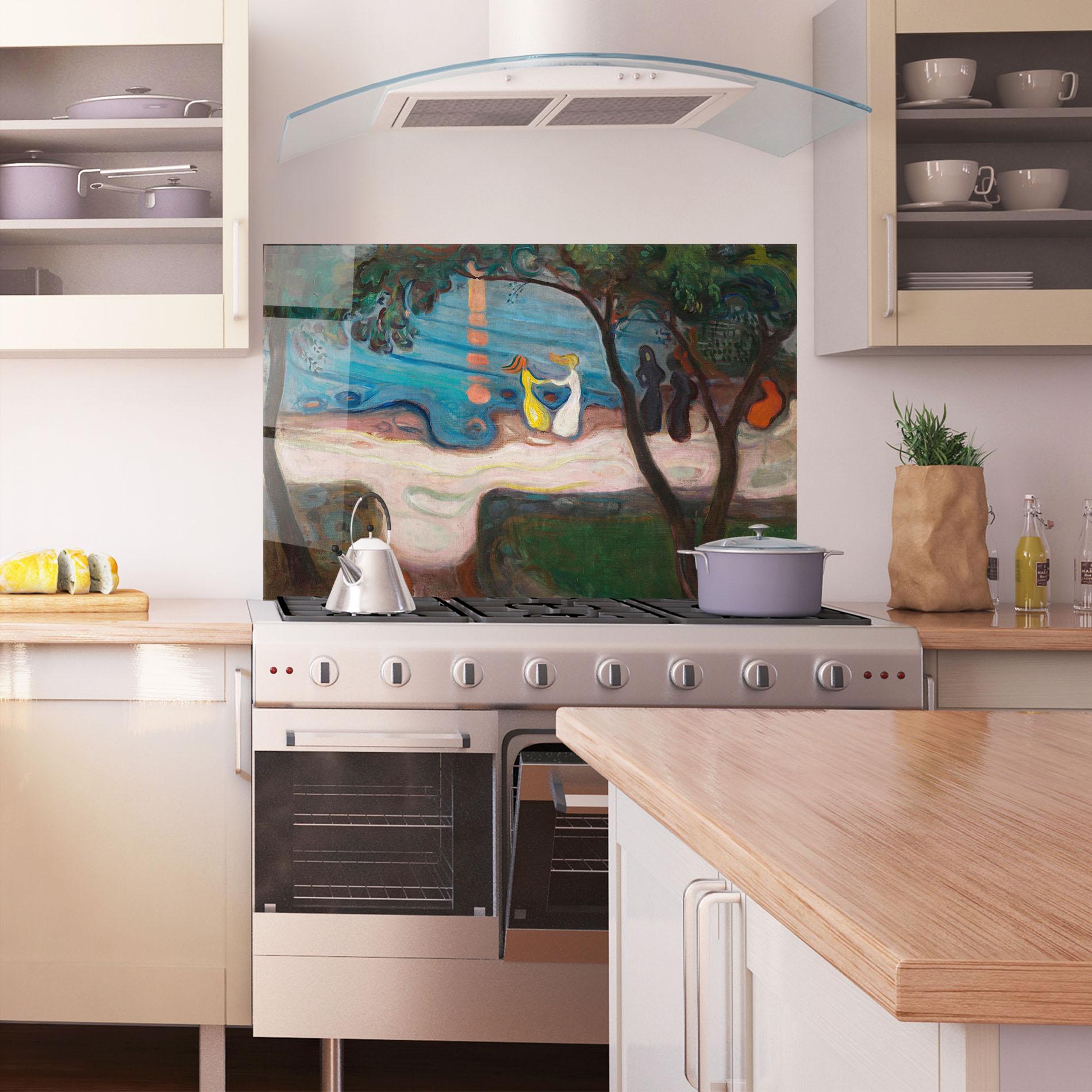 Panou Sticla Bucatarie Dance On The Beach mockup 1