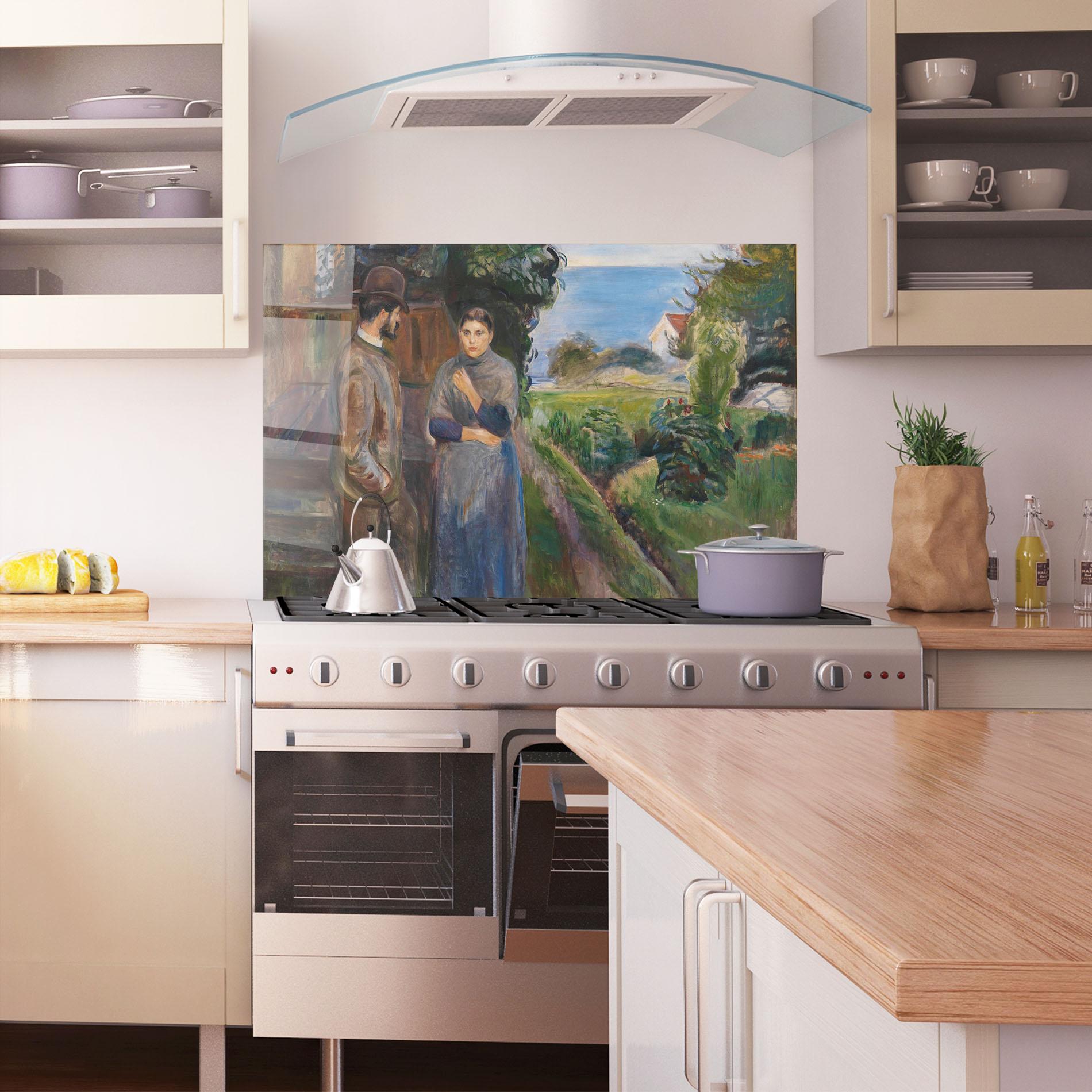 Panou Sticla Bucatarie Evening Passion mockup 1