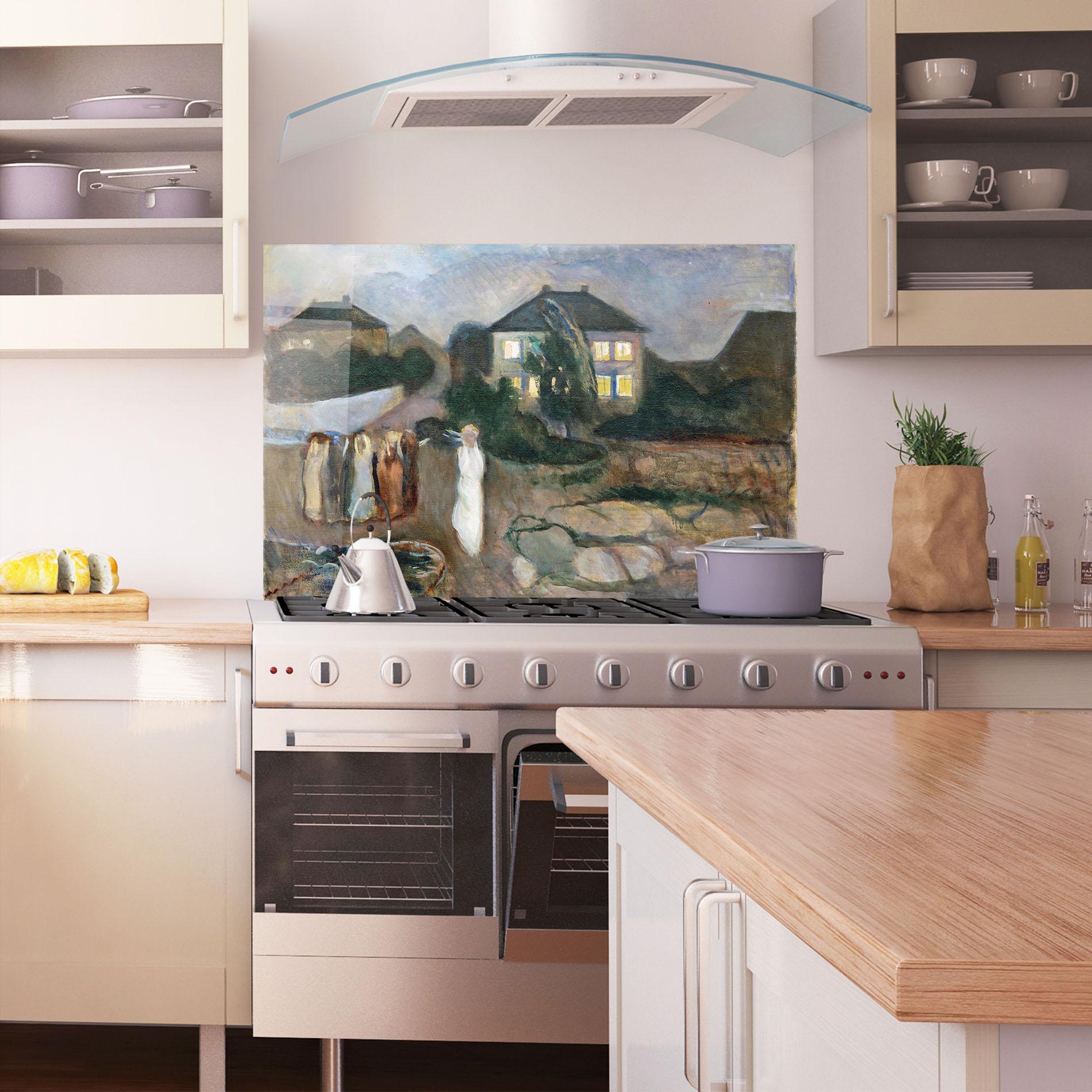 Panou Sticla Bucatarie The Storm mockup 1