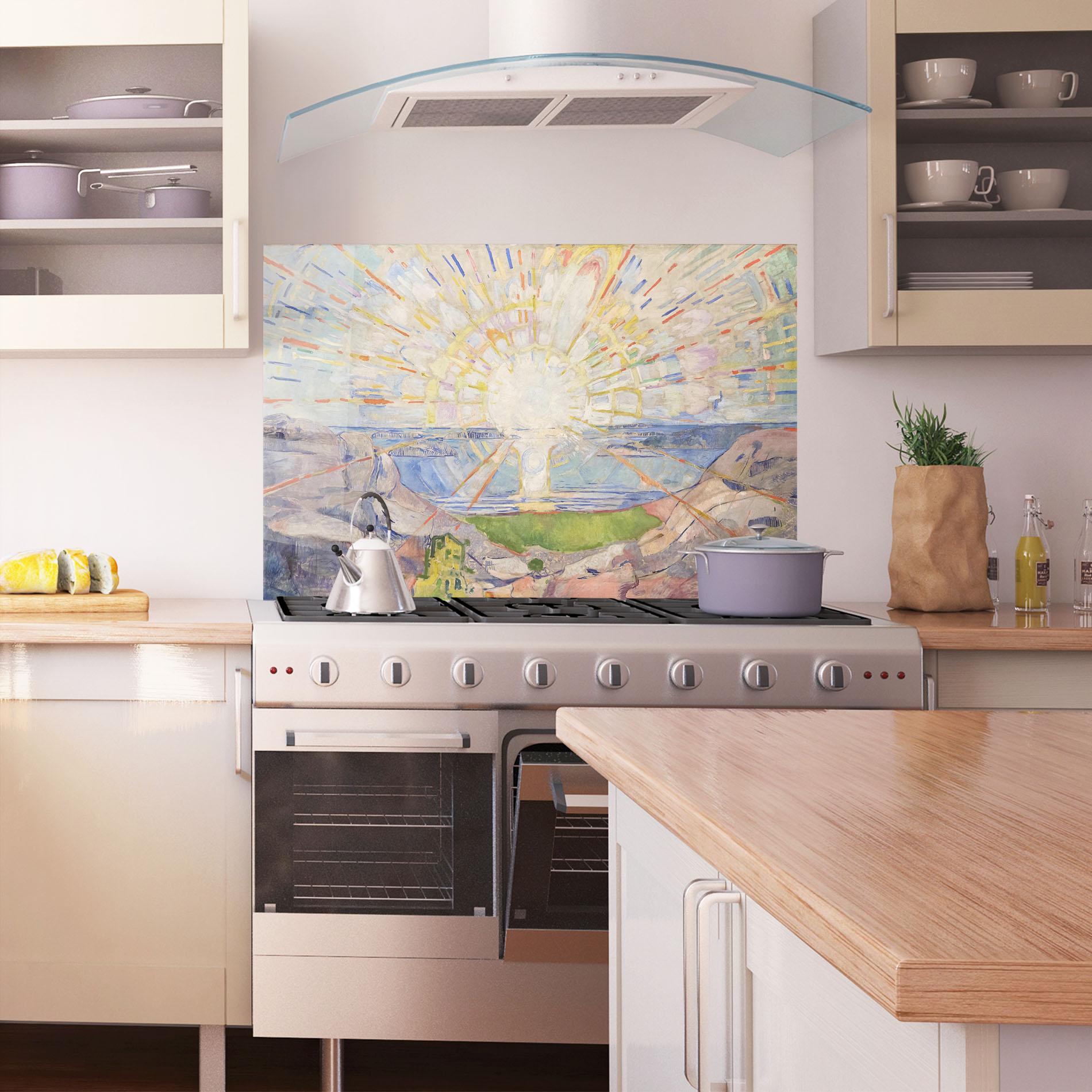 Panou Sticla Bucatarie The Sun mockup 1