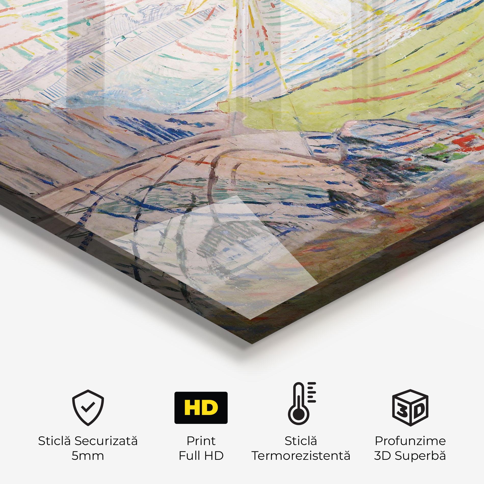 Panou Sticla Bucatarie The Sun Art mockup 2