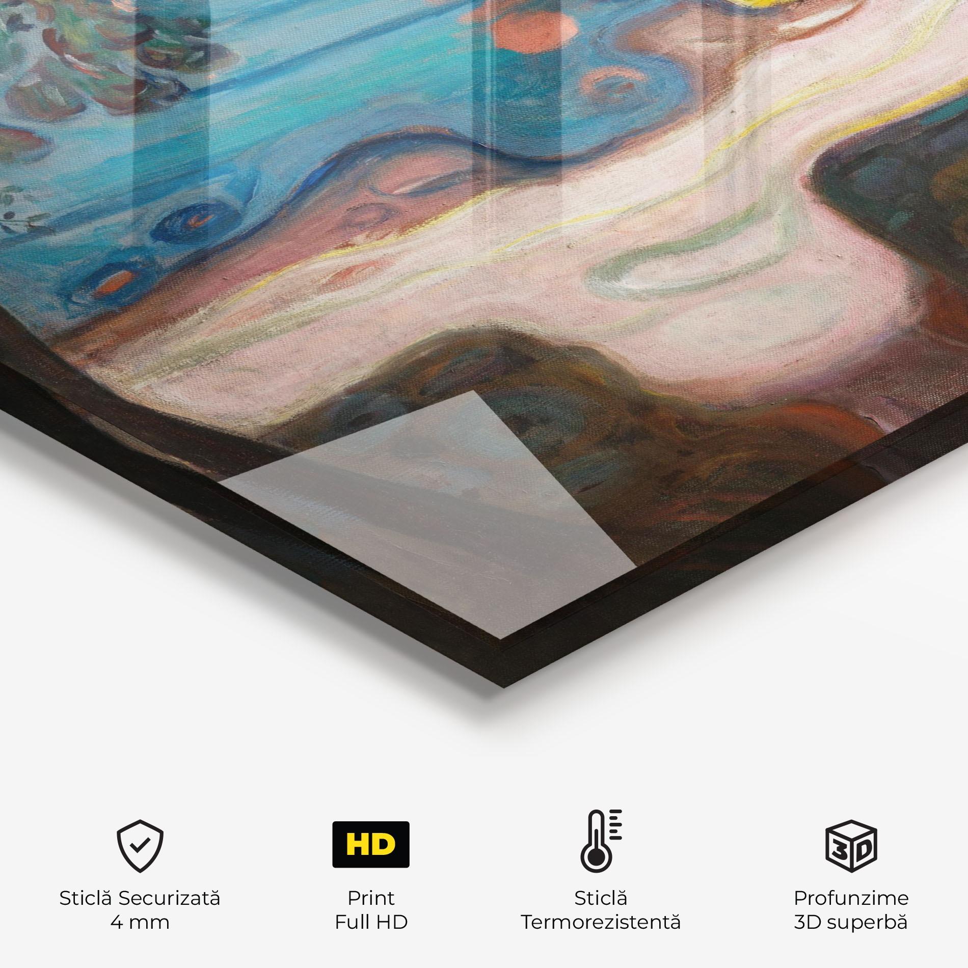 Panou Sticla Bucatarie Dance On The Beach mockup 2