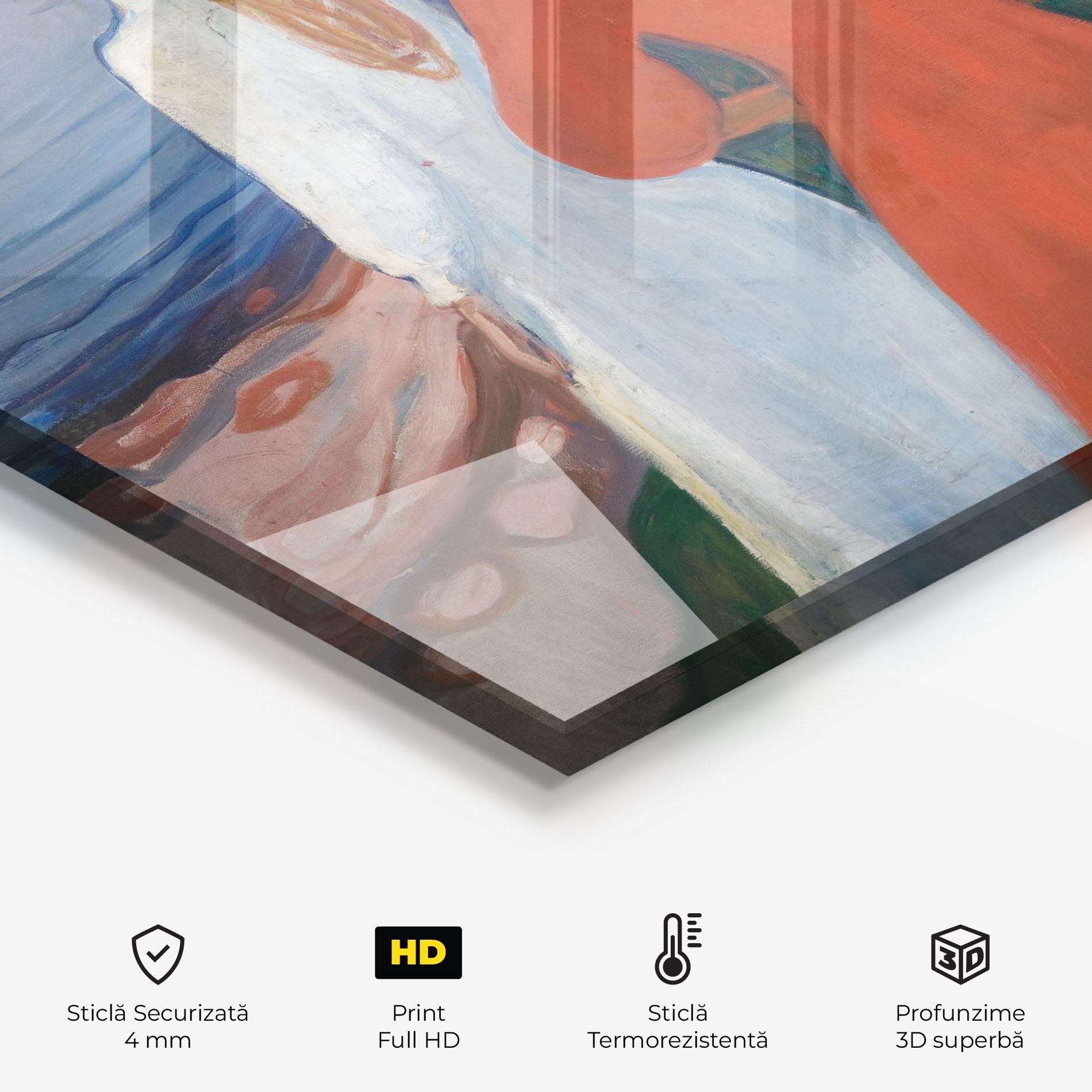 Panou Sticla Bucatarie Red And White mockup 2