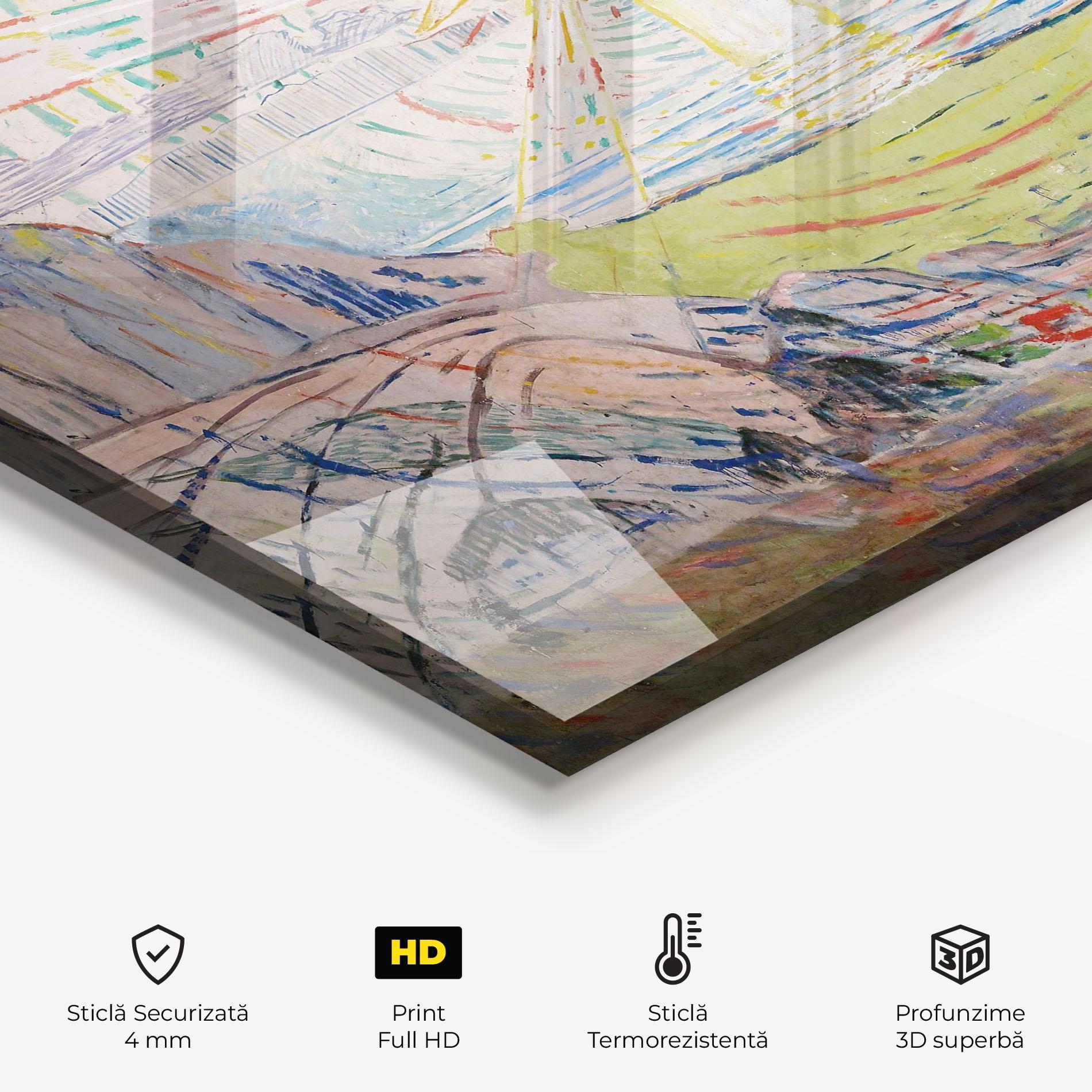 Panou Sticla Bucatarie The Sun Art mockup 2