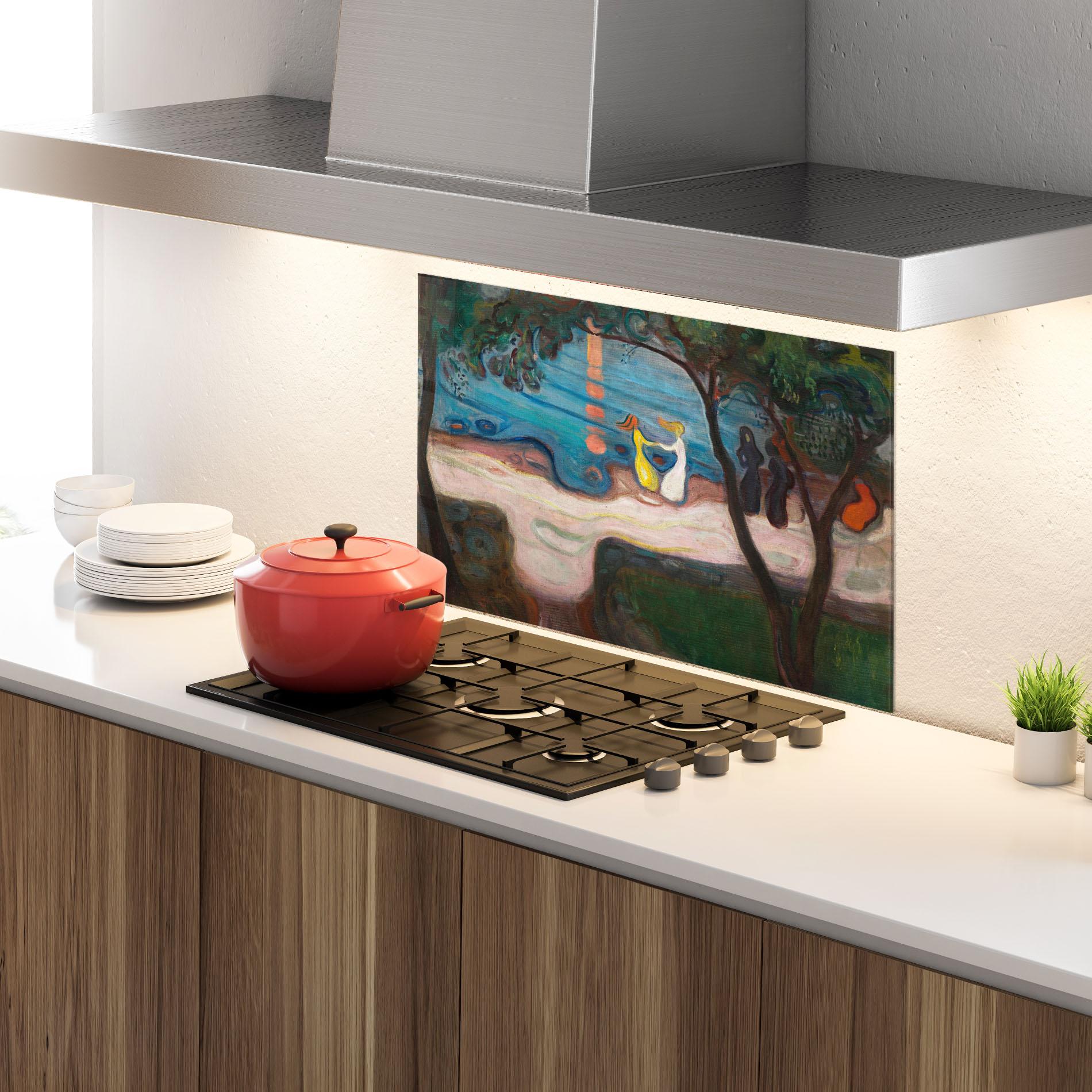 Panou Sticla Bucatarie Dance On The Beach mockup 4