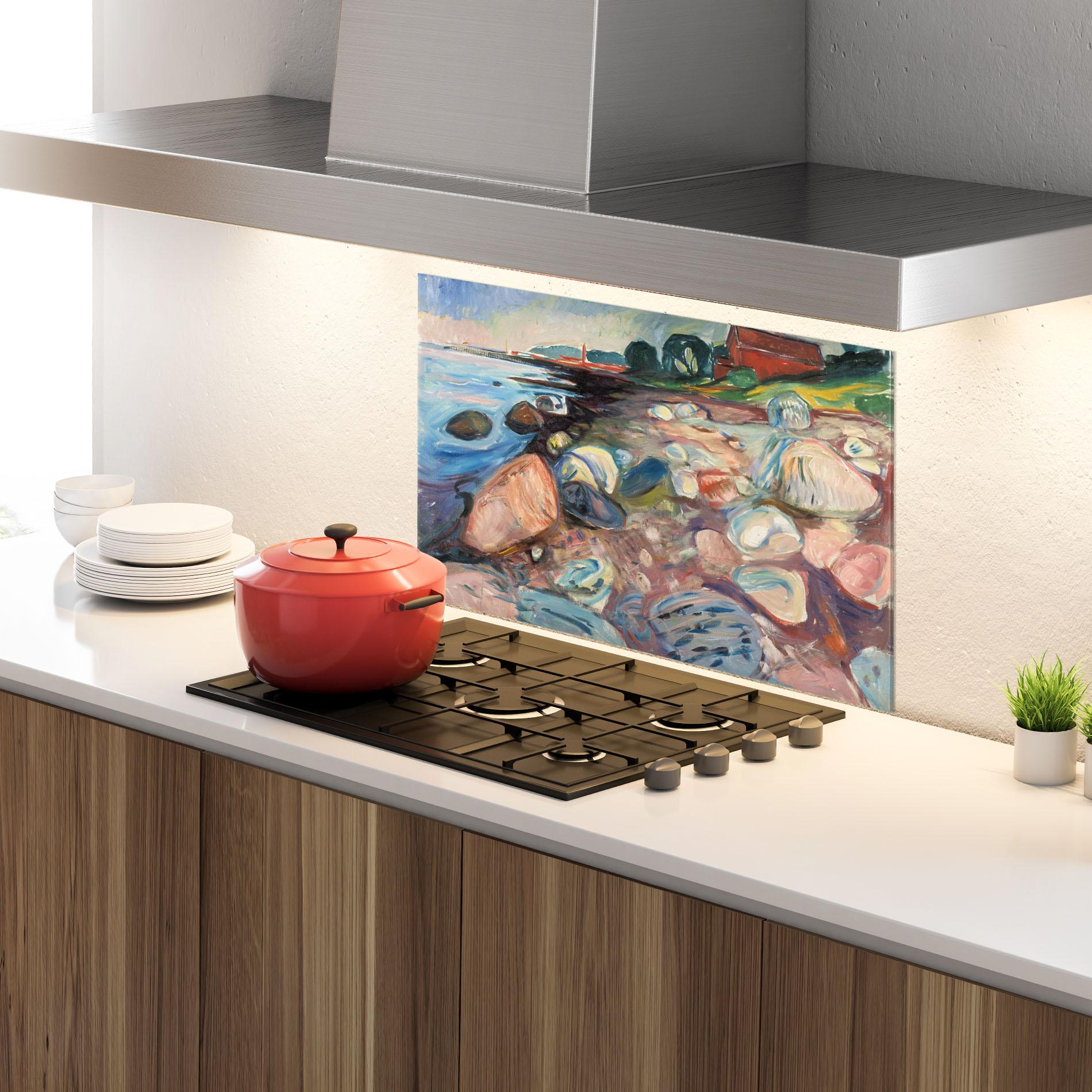 Panou Sticla Bucatarie Shore Red House mockup 4