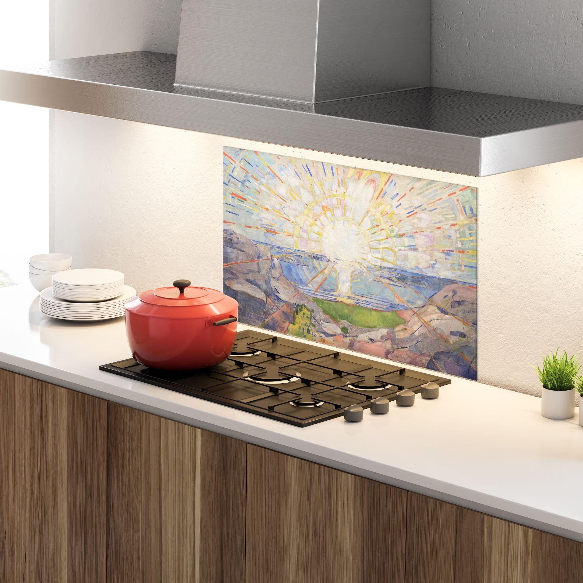 Panou Sticla Bucatarie The Sun mockup 4