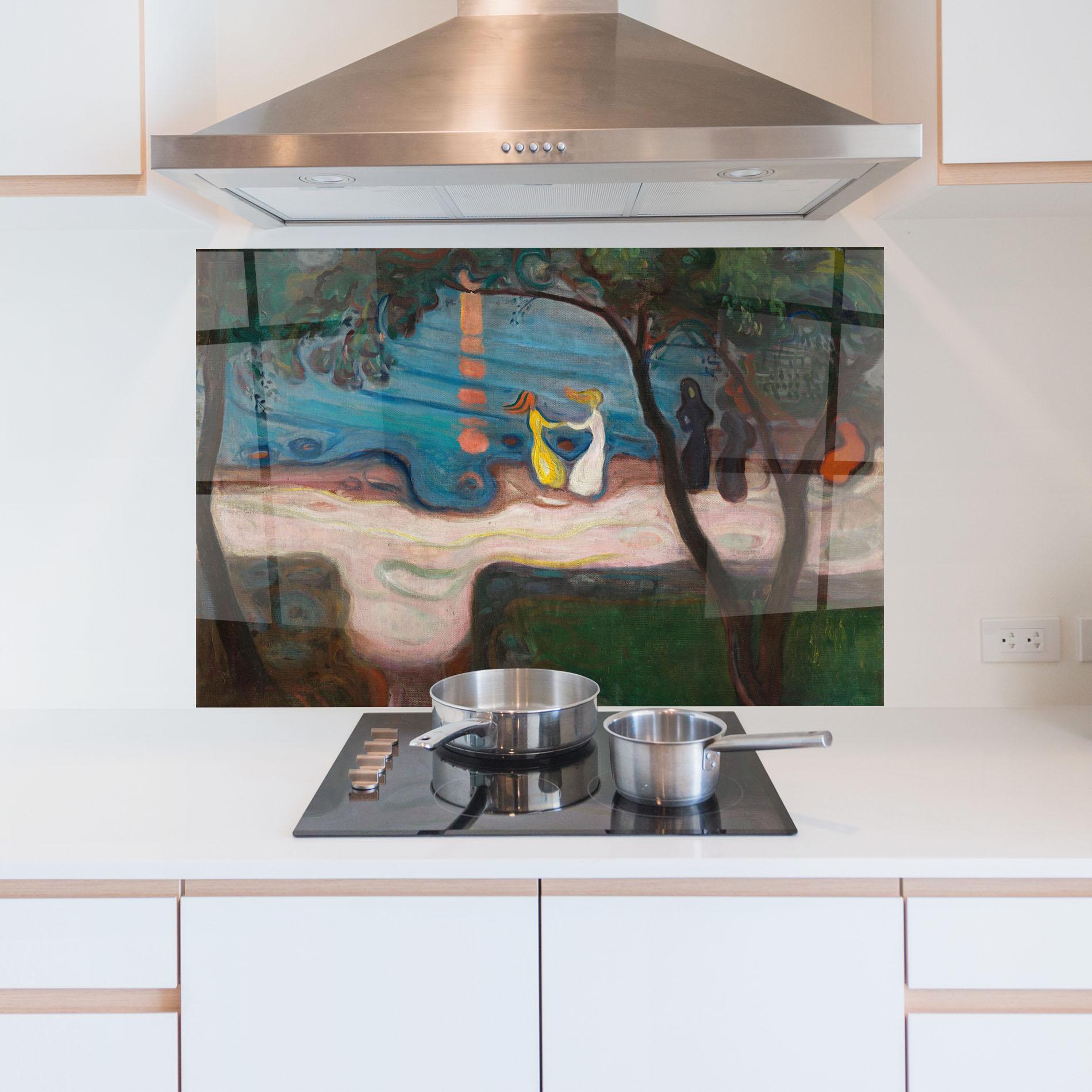 Panou Sticla Bucatarie Dance On The Beach mockup 5