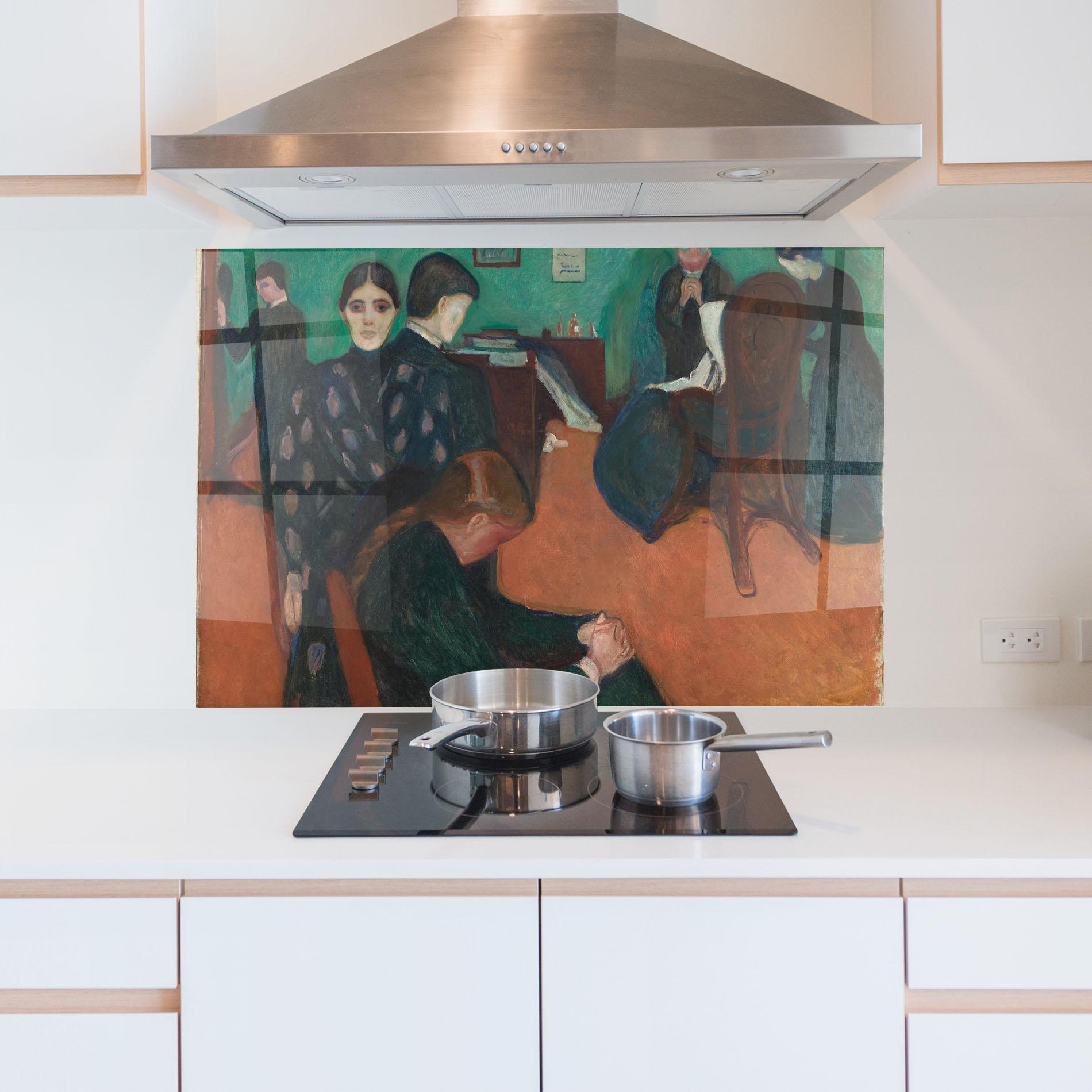 Panou Sticla Bucatarie Death In Sickroom mockup 5