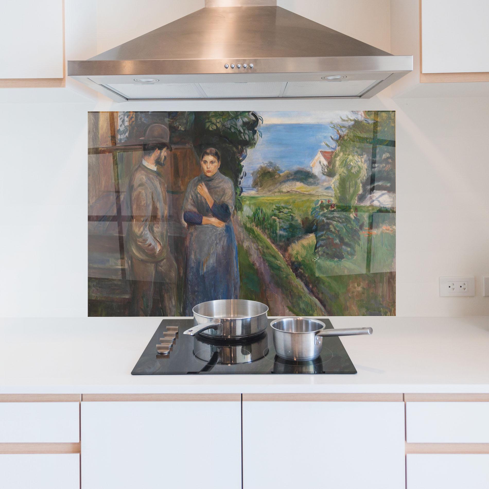 Panou Sticla Bucatarie Evening Passion mockup 5