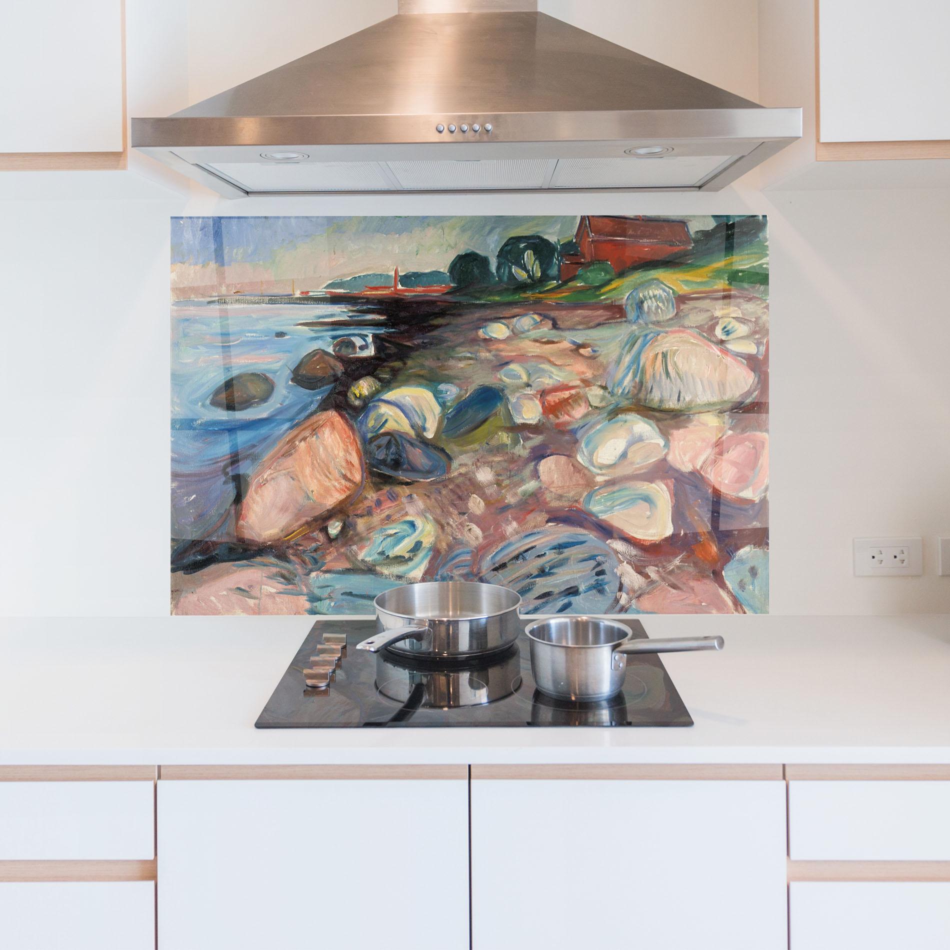 Panou Sticla Bucatarie Shore Red House mockup 5