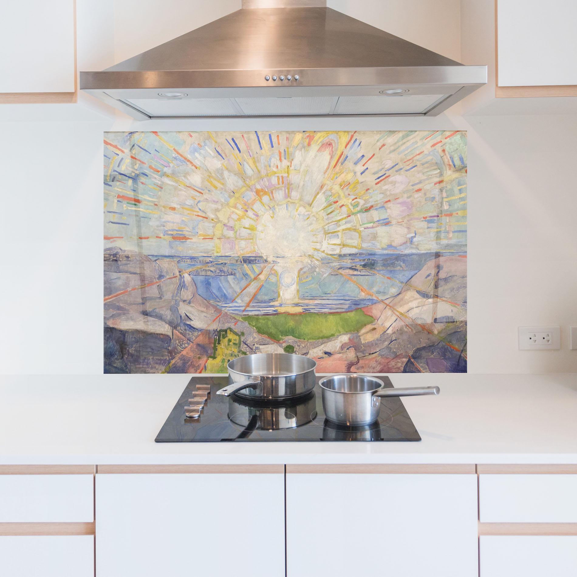 Panou Sticla Bucatarie The Sun mockup 5