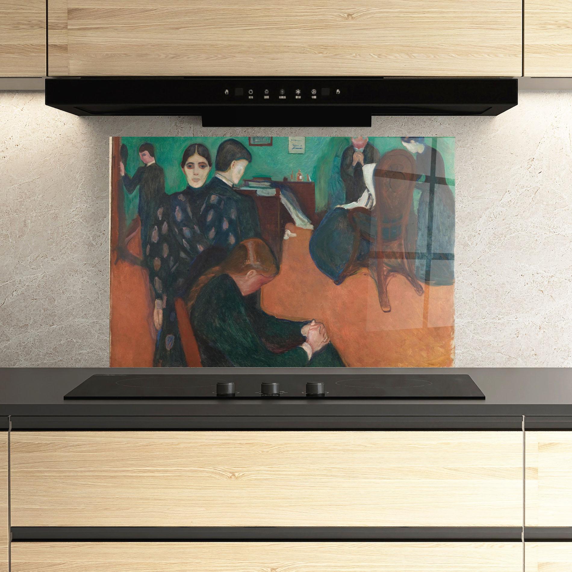 Panou Sticla Bucatarie Death In Sickroom mockup 3