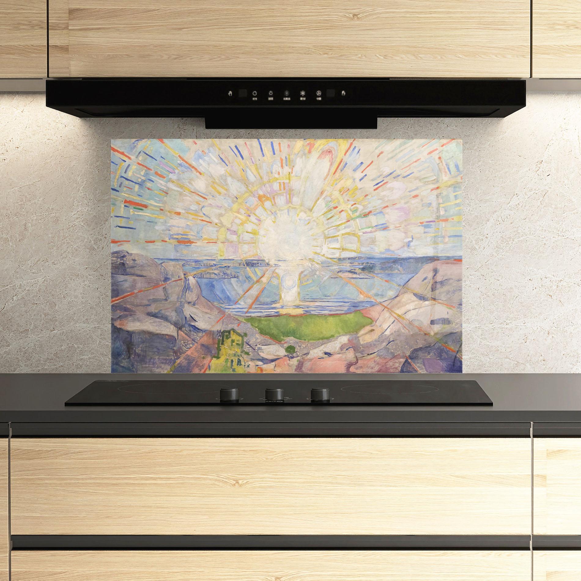 Panou Sticla Bucatarie The Sun mockup 3