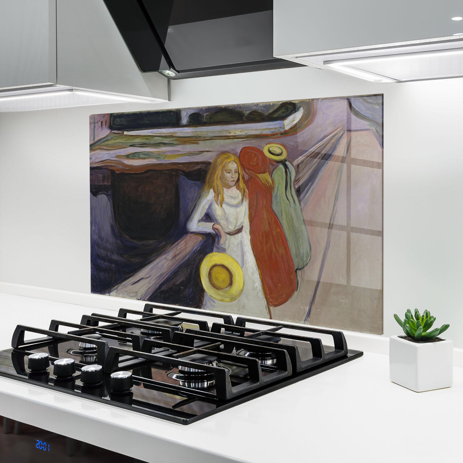 Panou Sticla Bucatarie Bridge Girls mockup 6