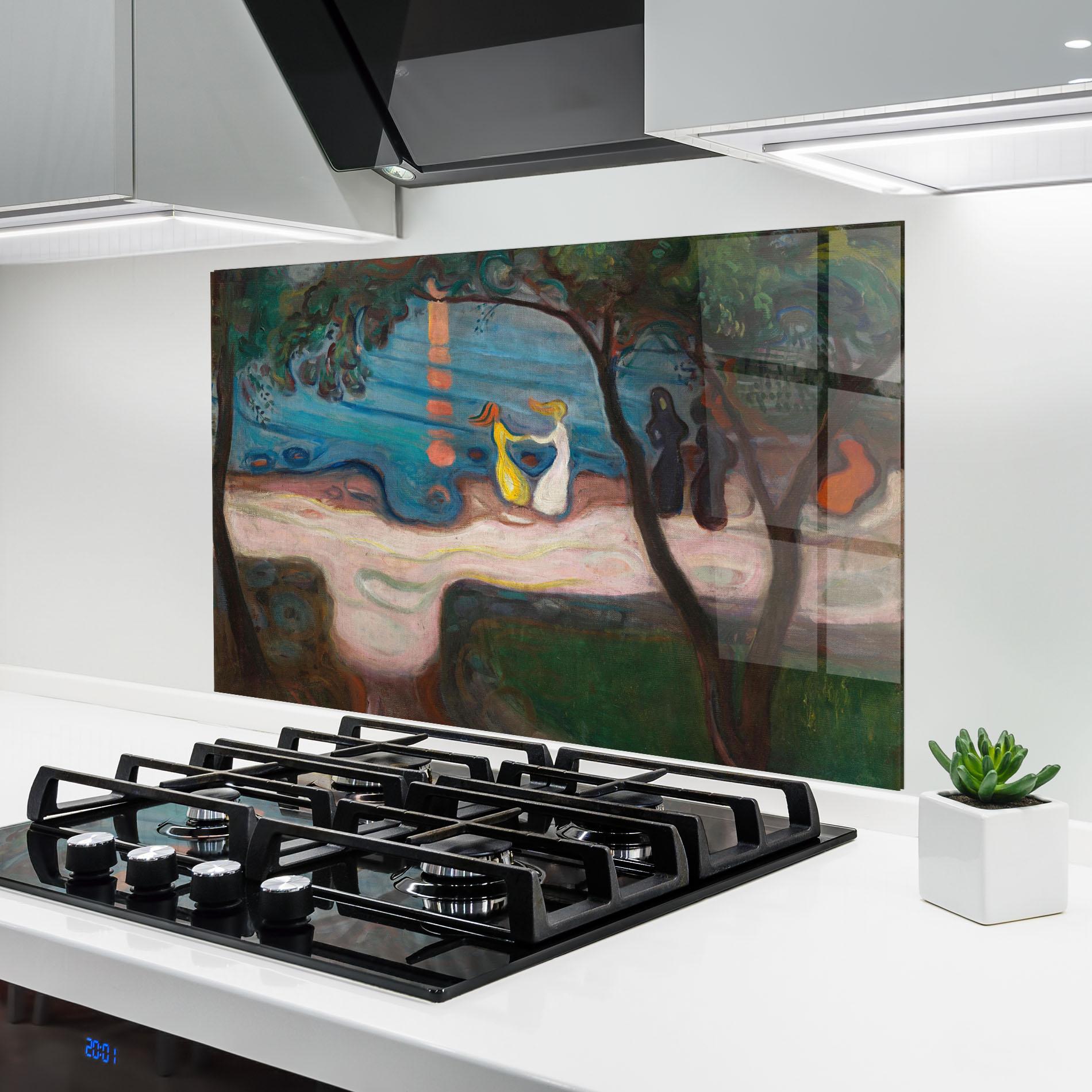 Panou Sticla Bucatarie Dance On The Beach mockup 6