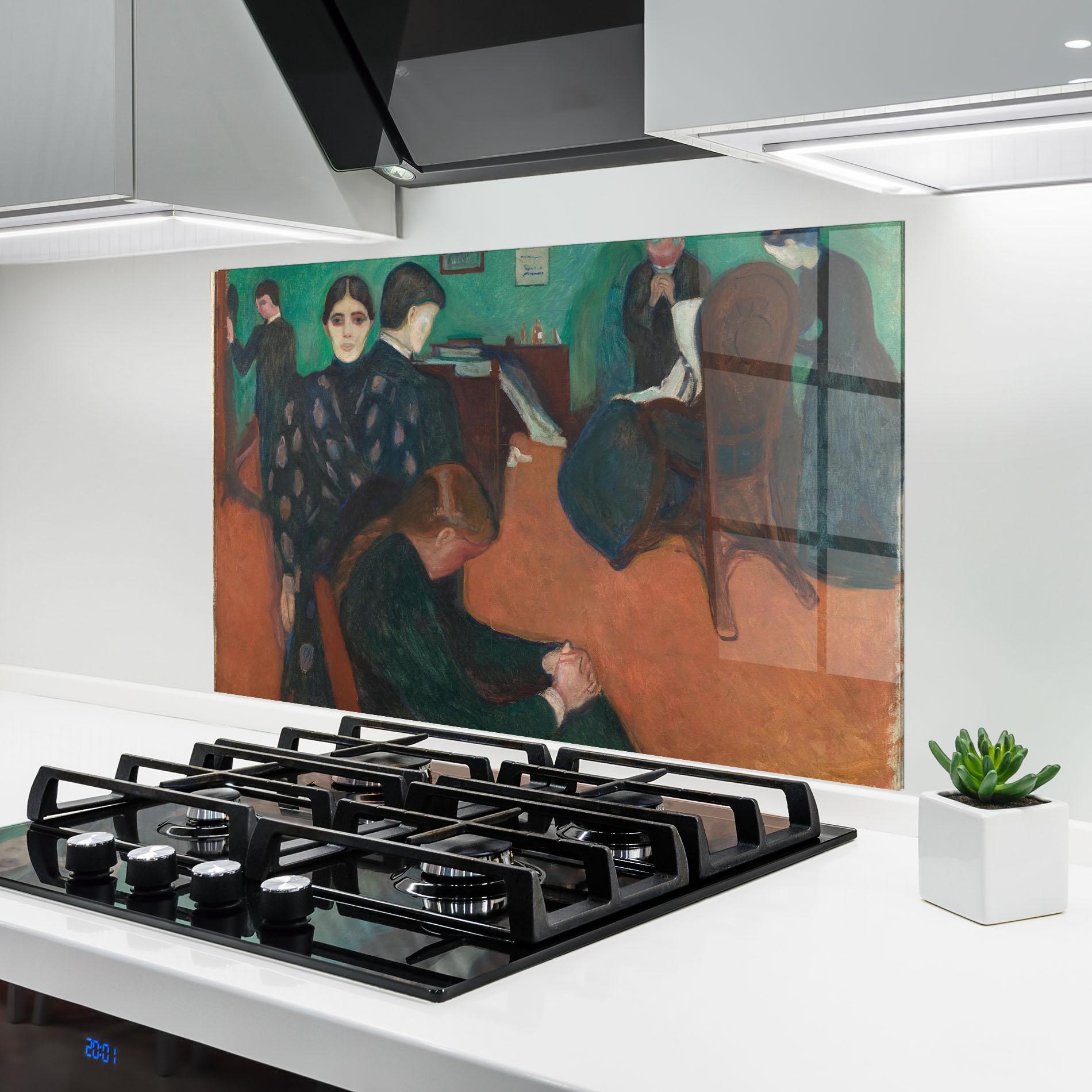 Panou Sticla Bucatarie Death In Sickroom mockup 6