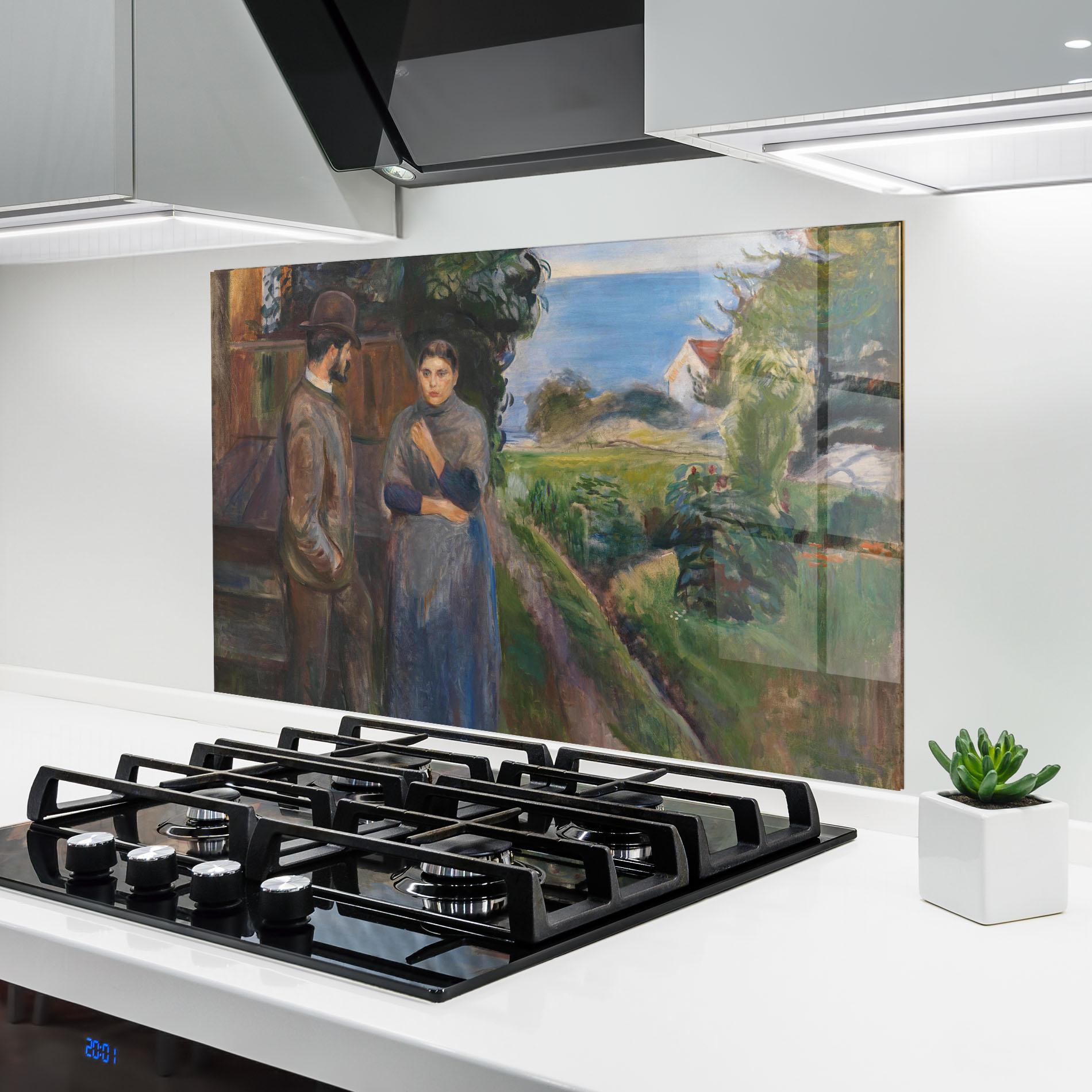 Panou Sticla Bucatarie Evening Passion mockup 6