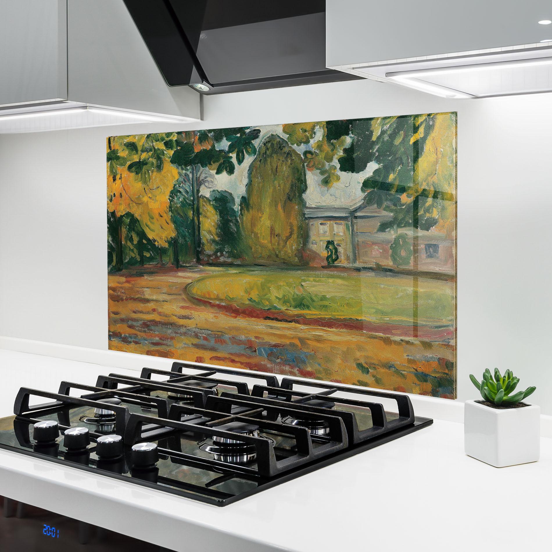 Panou Sticla Bucatarie Park In Kosen mockup 6