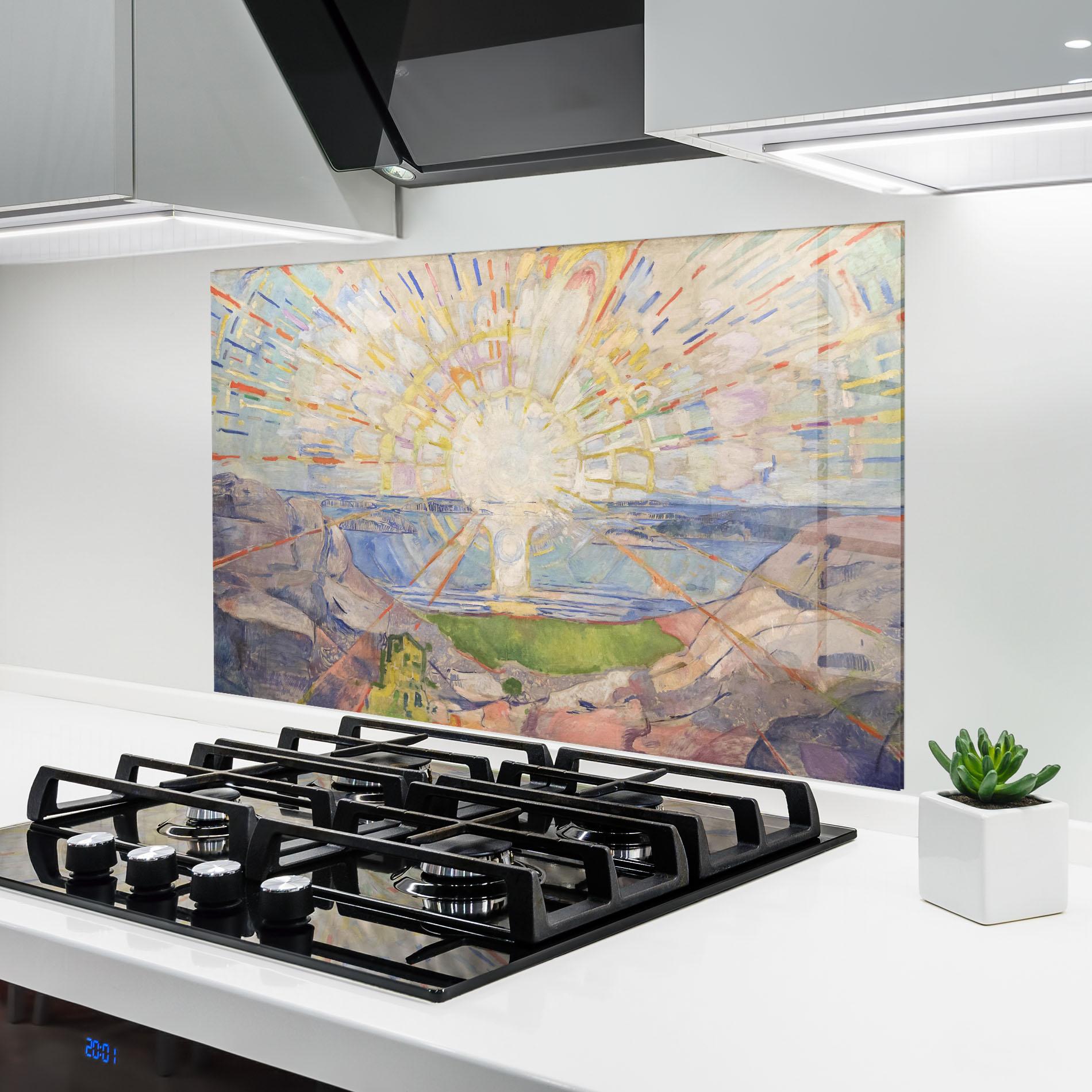 Panou Sticla Bucatarie The Sun mockup 6