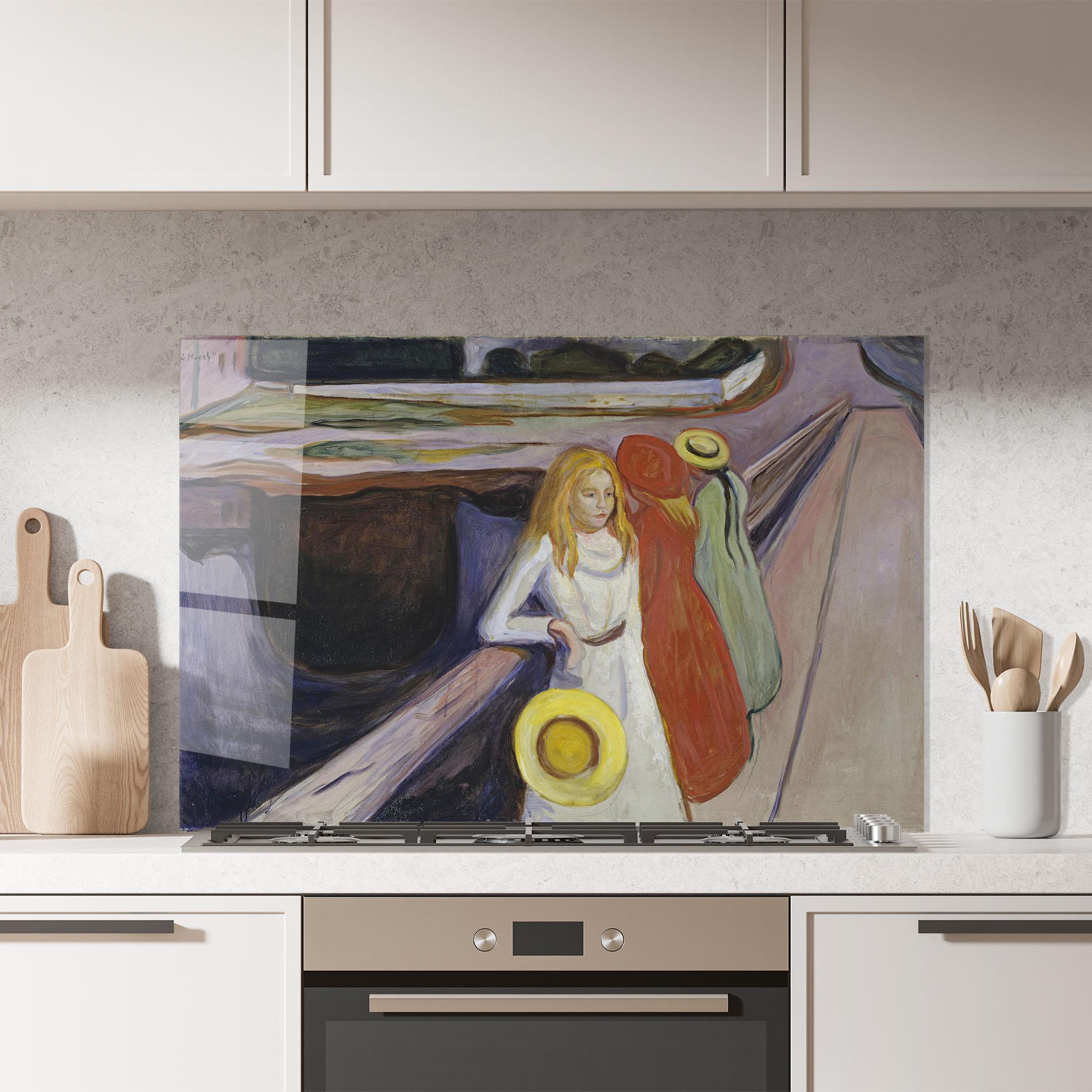 Panou Sticla Bucatarie Bridge Girls mockup 7