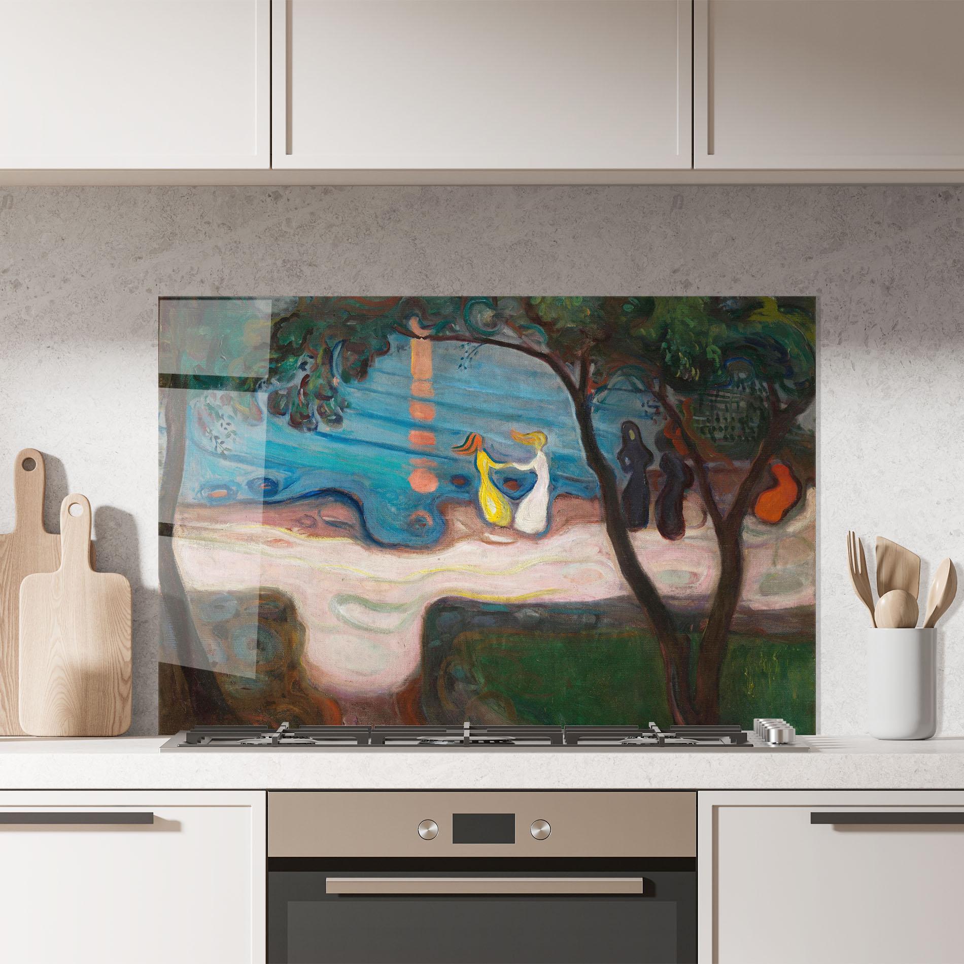 Panou Sticla Bucatarie Dance On The Beach mockup 7