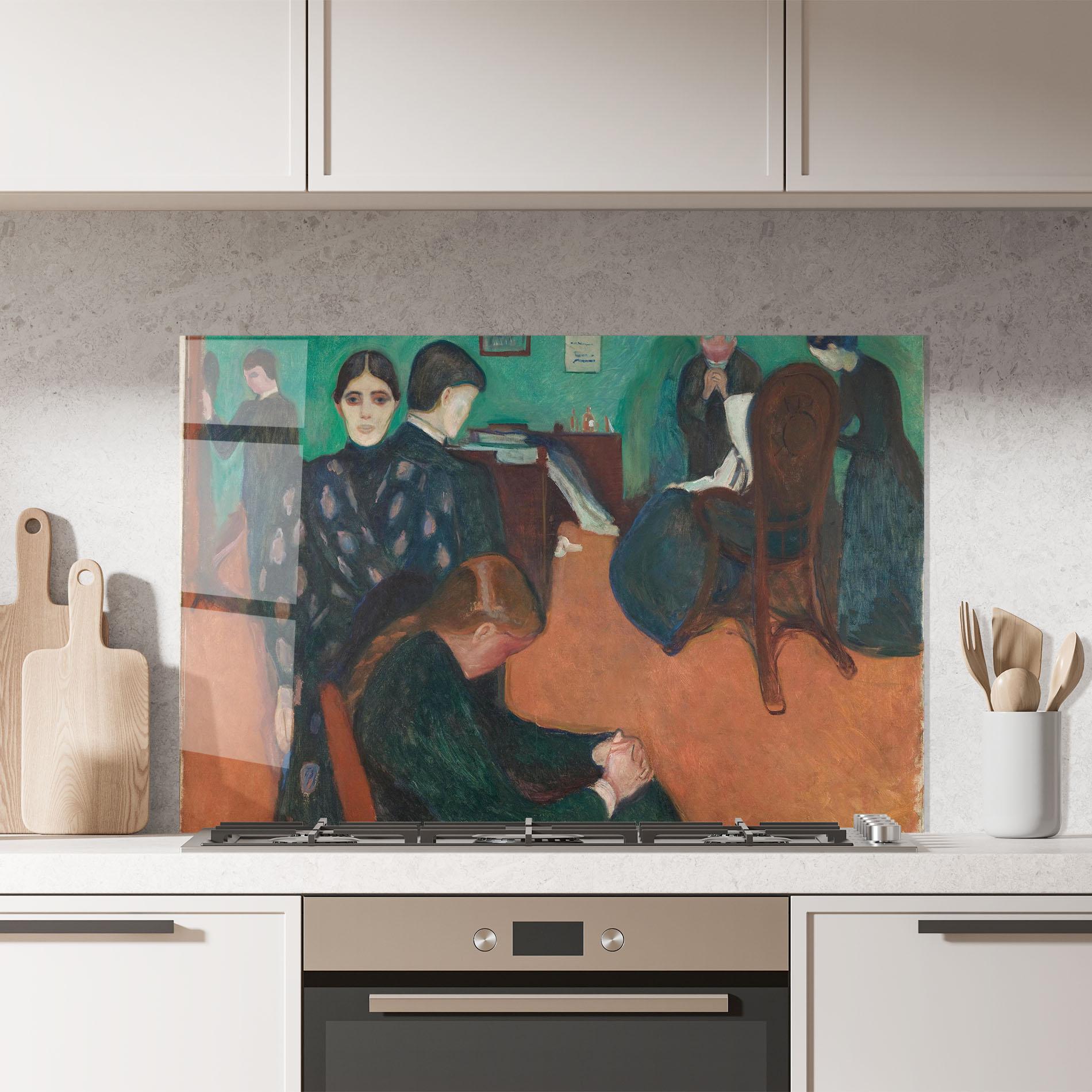 Panou Sticla Bucatarie Death In Sickroom mockup 7