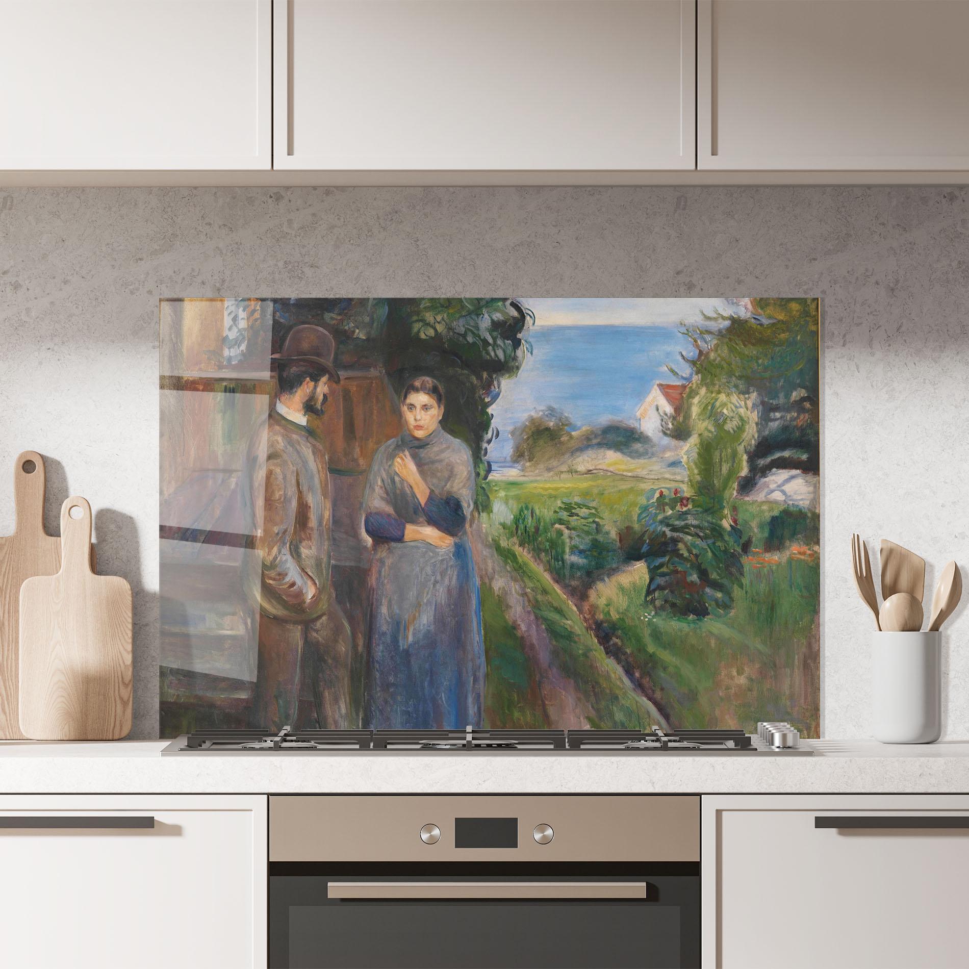 Panou Sticla Bucatarie Evening Passion mockup 7