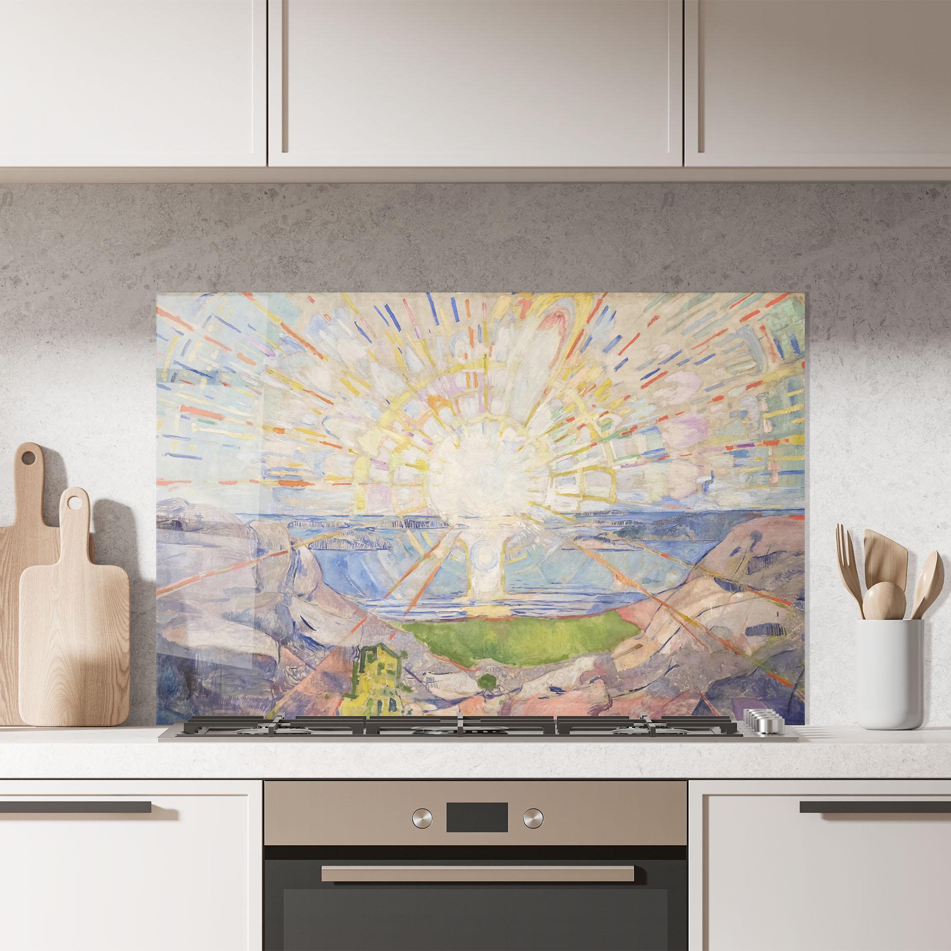 Panou Sticla Bucatarie The Sun mockup 7