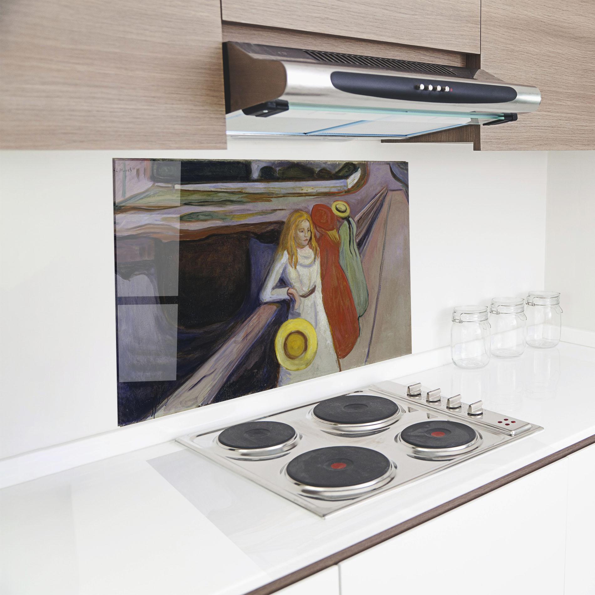 Panou Sticla Bucatarie Bridge Girls mockup 8