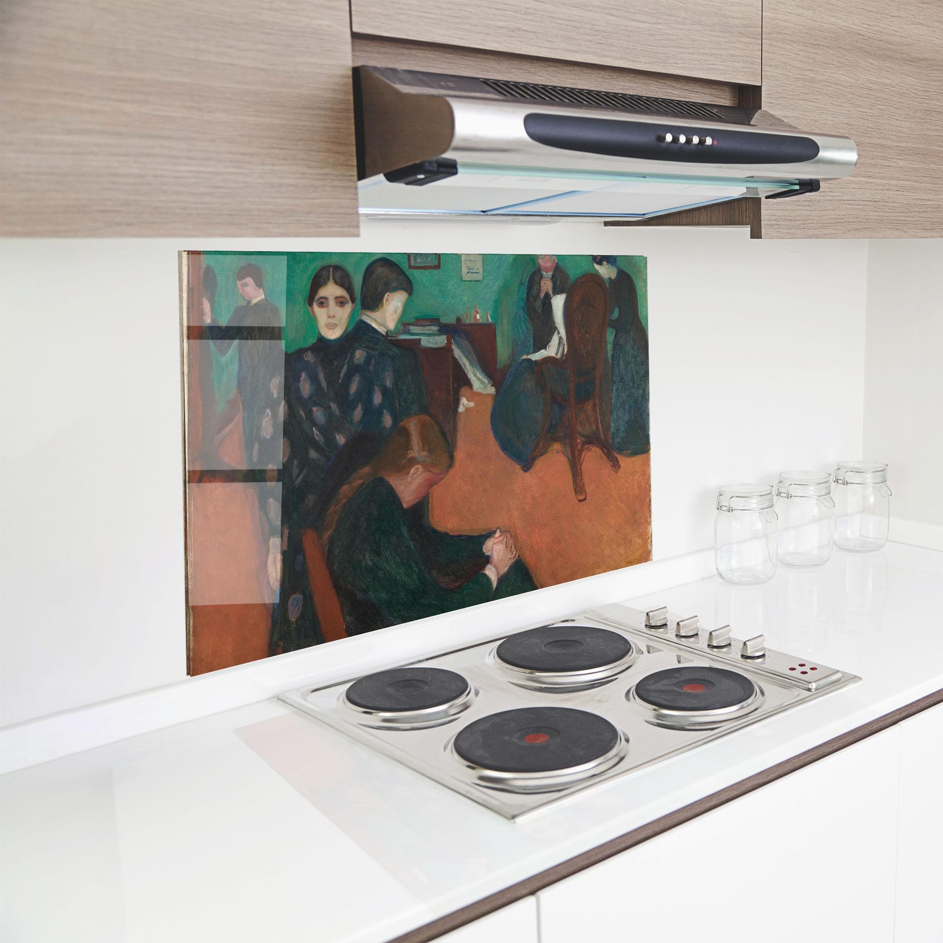 Panou Sticla Bucatarie Death In Sickroom mockup 8