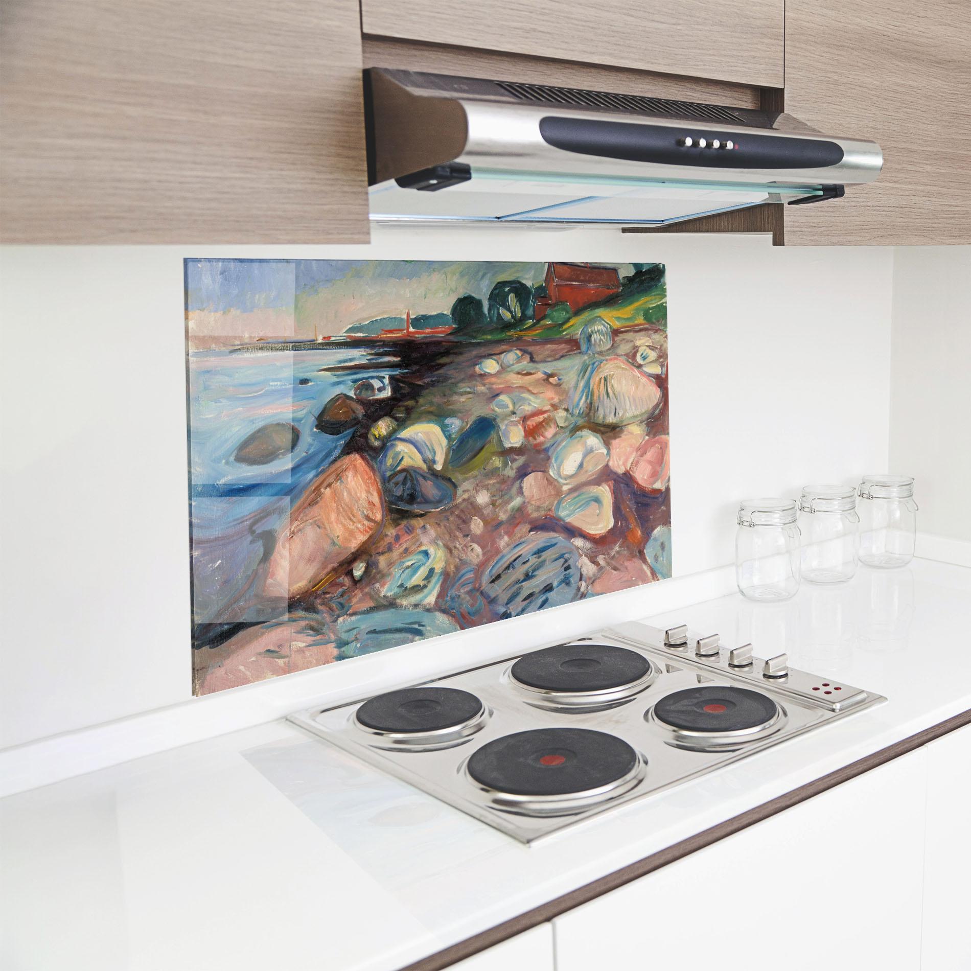 Panou Sticla Bucatarie Shore Red House mockup 8