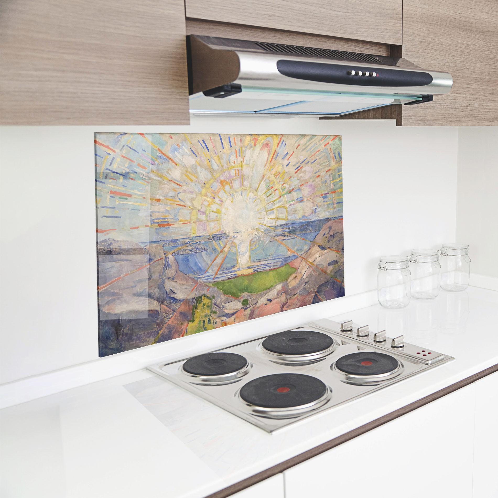 Panou Sticla Bucatarie The Sun mockup 8