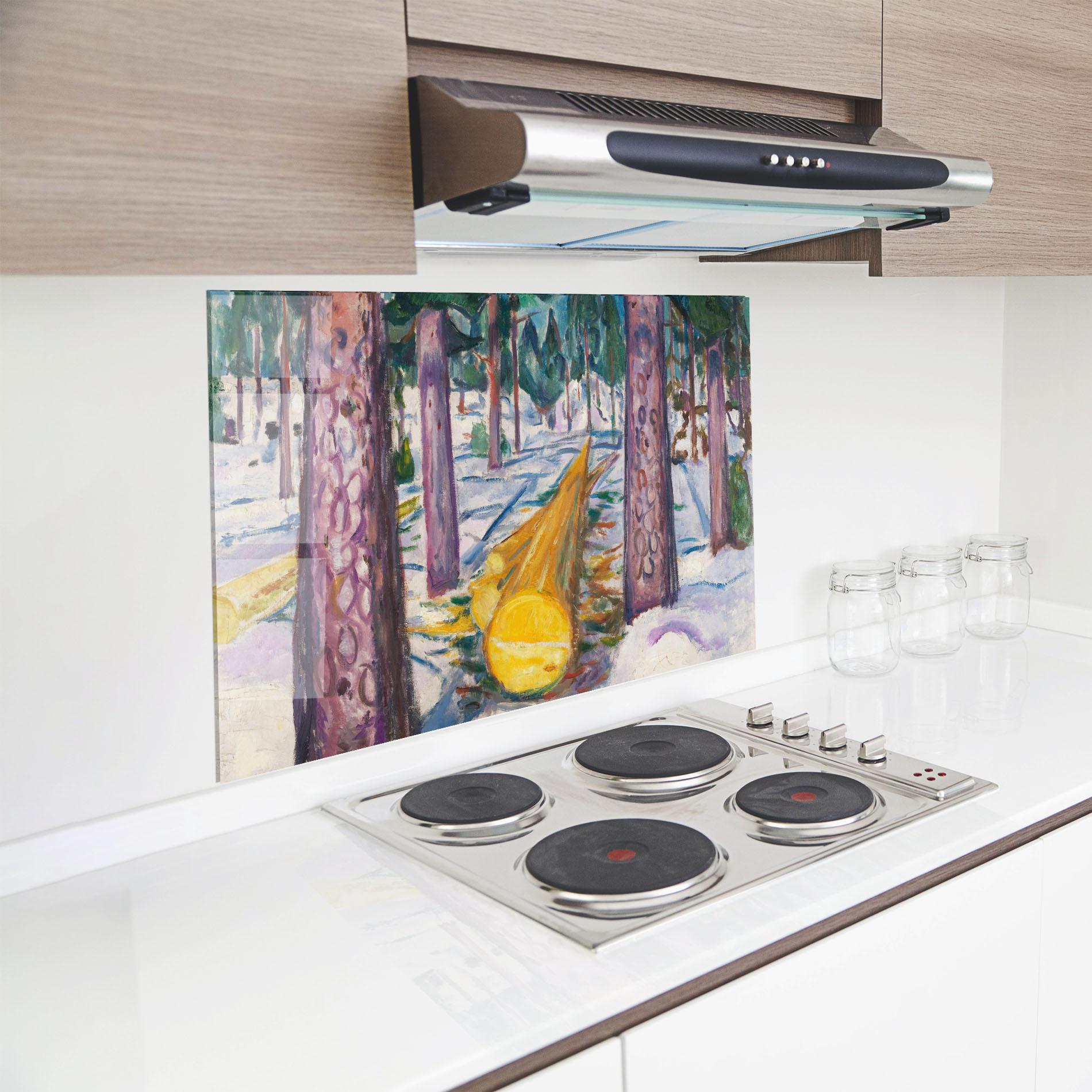 Panou Sticla Bucatarie The Yellow Log mockup 8