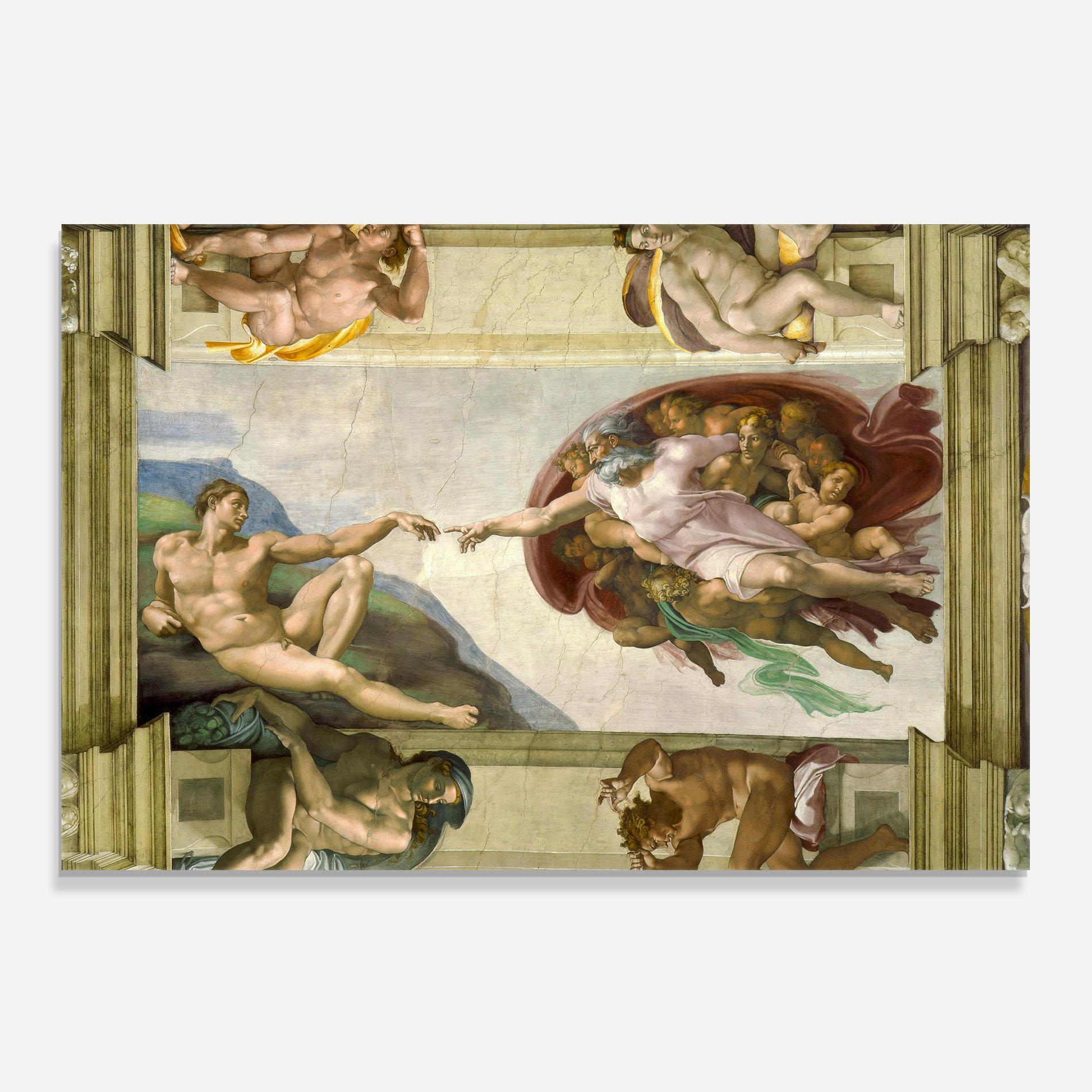 Panou Sticla Bucatarie Creacion De Adam mockup 0