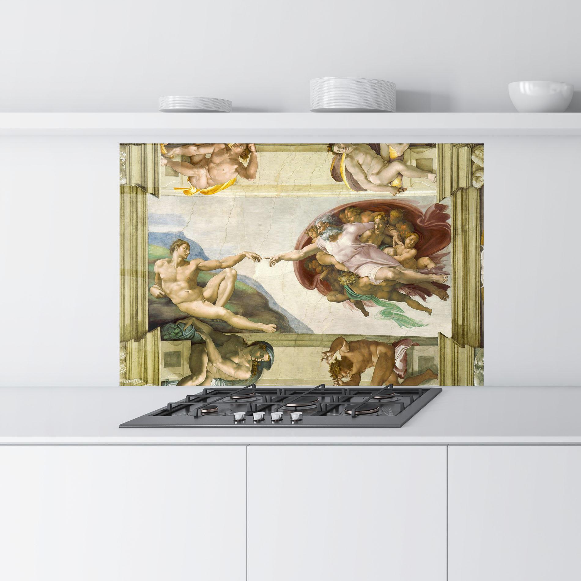 Panou Sticla Bucatarie Creacion De Adam mockup 9