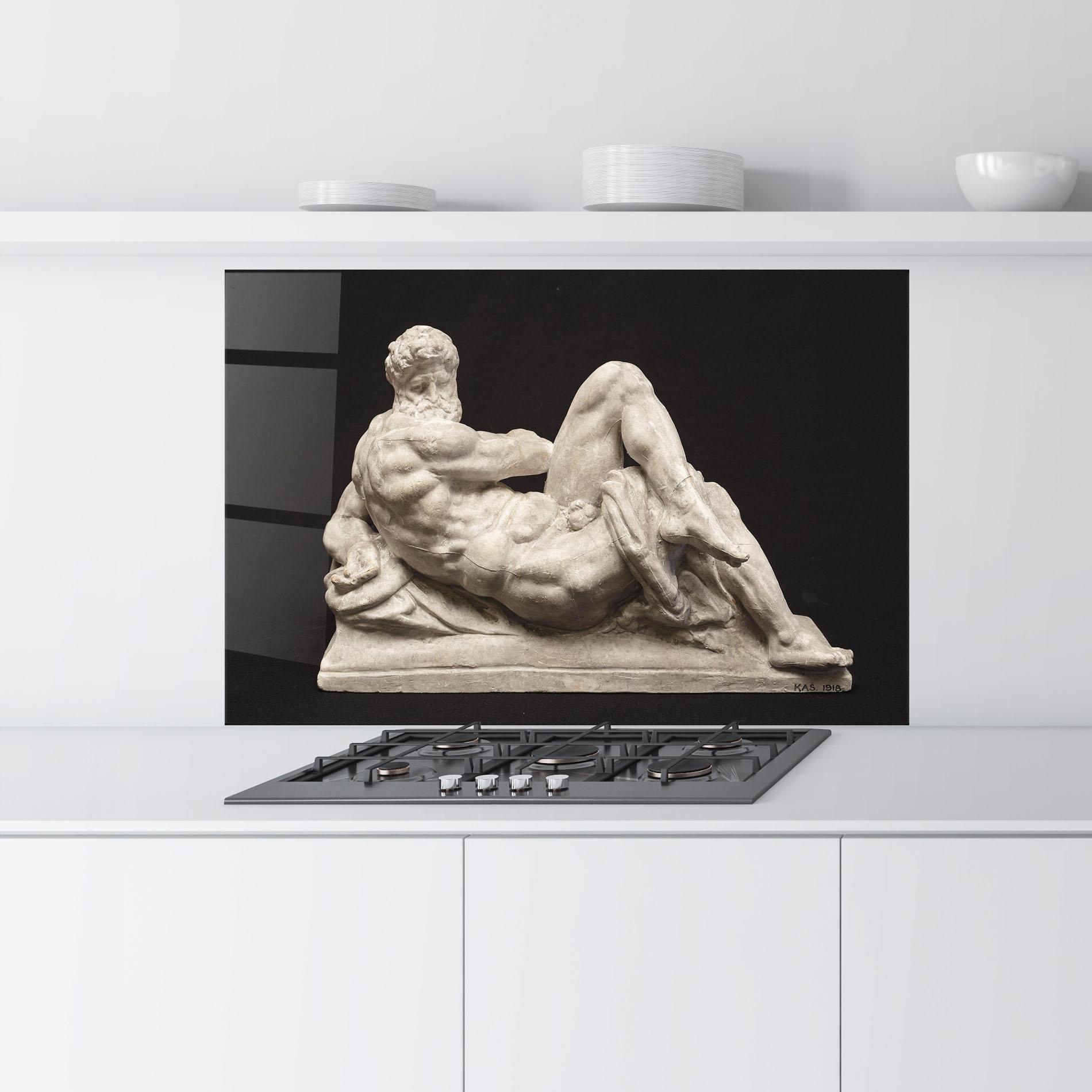Panou Sticla Bucatarie Michelangelo S Day mockup 9