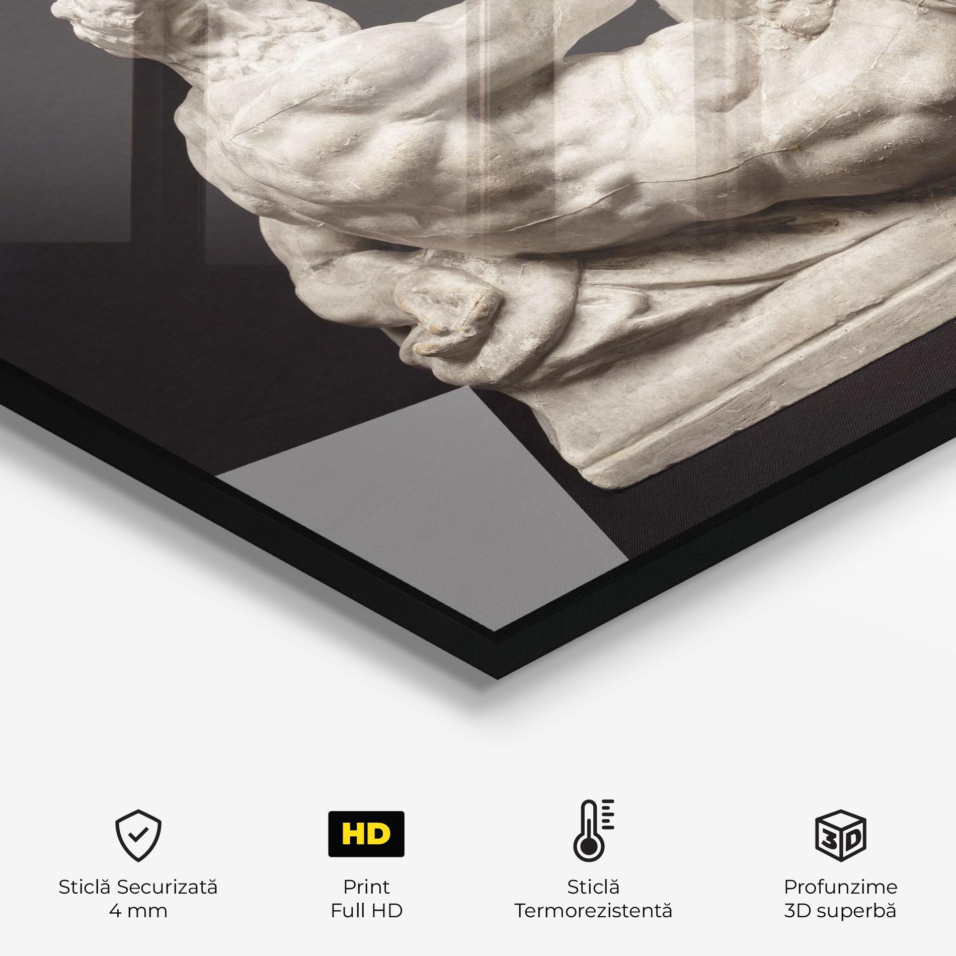 Panou Sticla Bucatarie Michelangelo S Day mockup 2